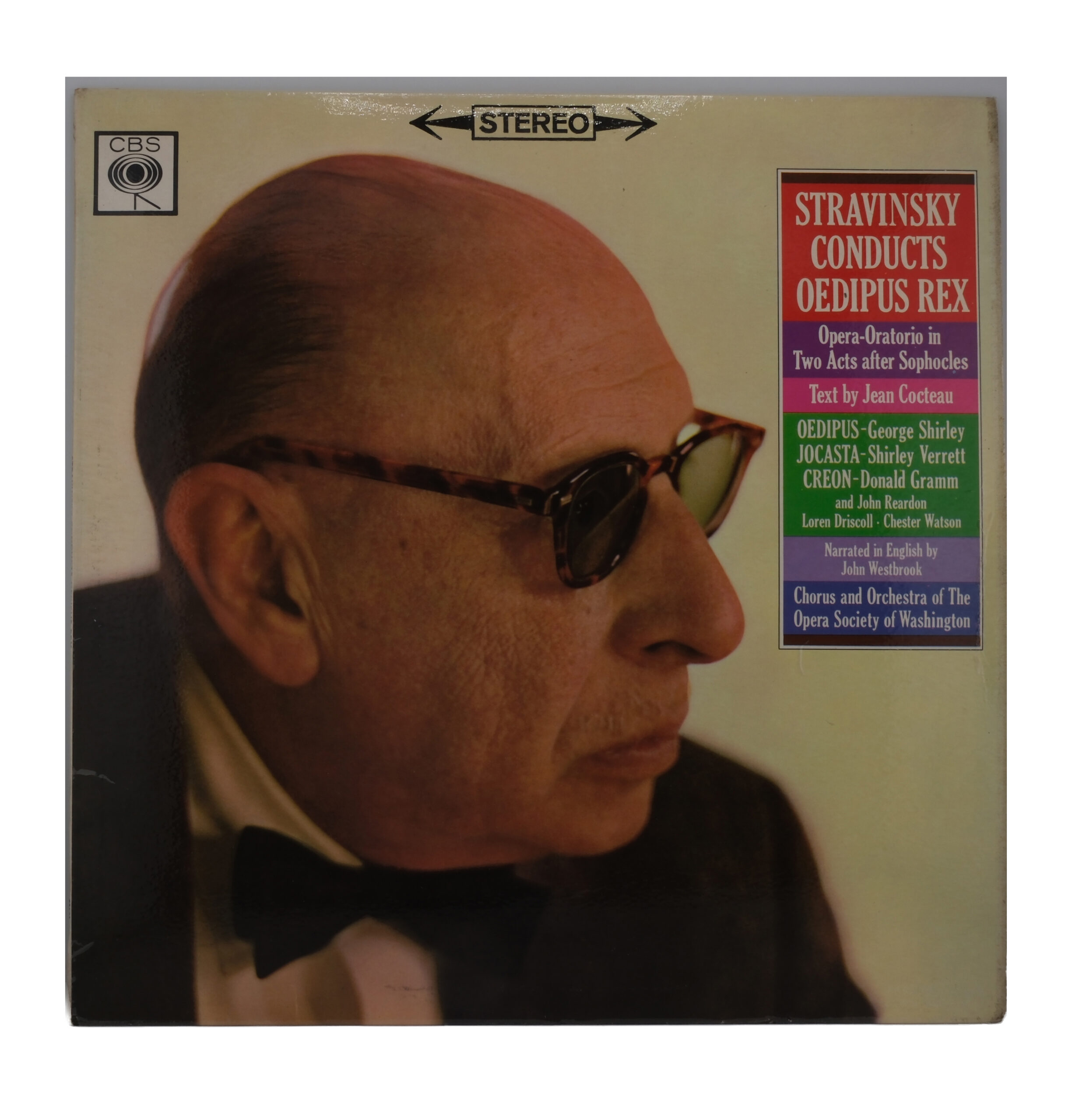 Stravinsky dirige Œdipe Roi Verrett Gramm 1963