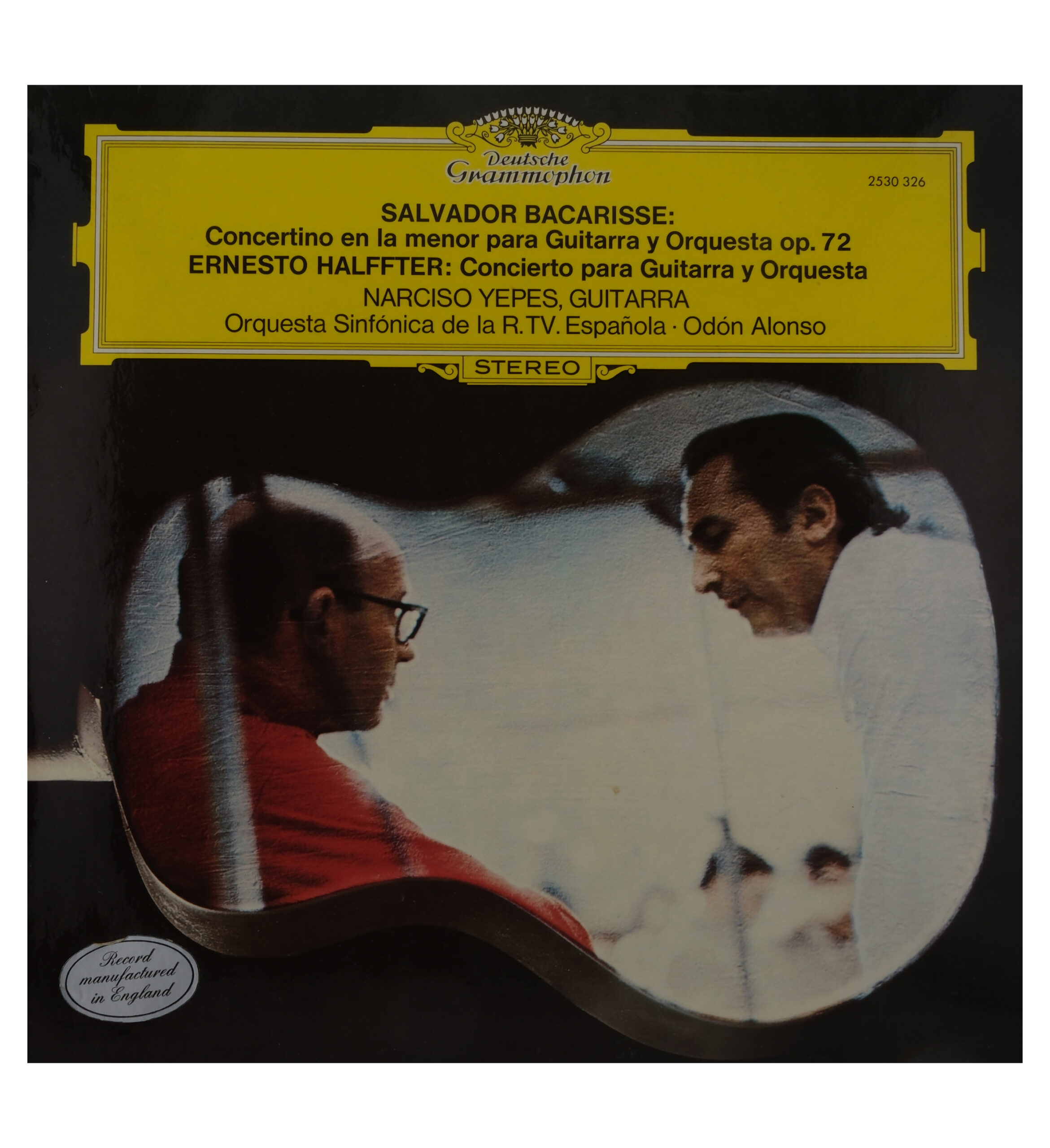 Concertos Guitare Bacarisse Halffter 1973 Deutsche Grammophon