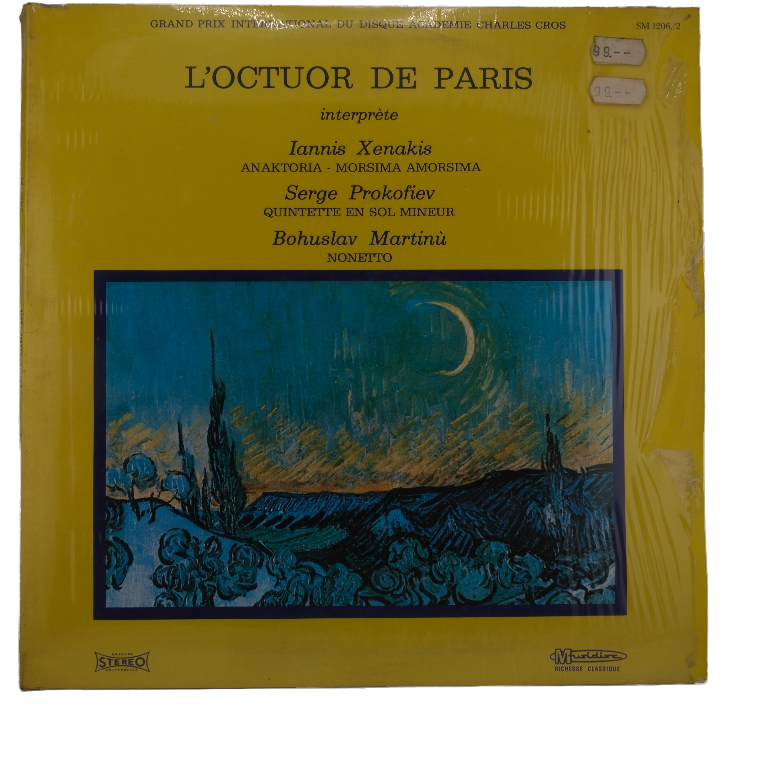 Xenakis Prokofiev Martinu - L'Octuor de Paris - 1969