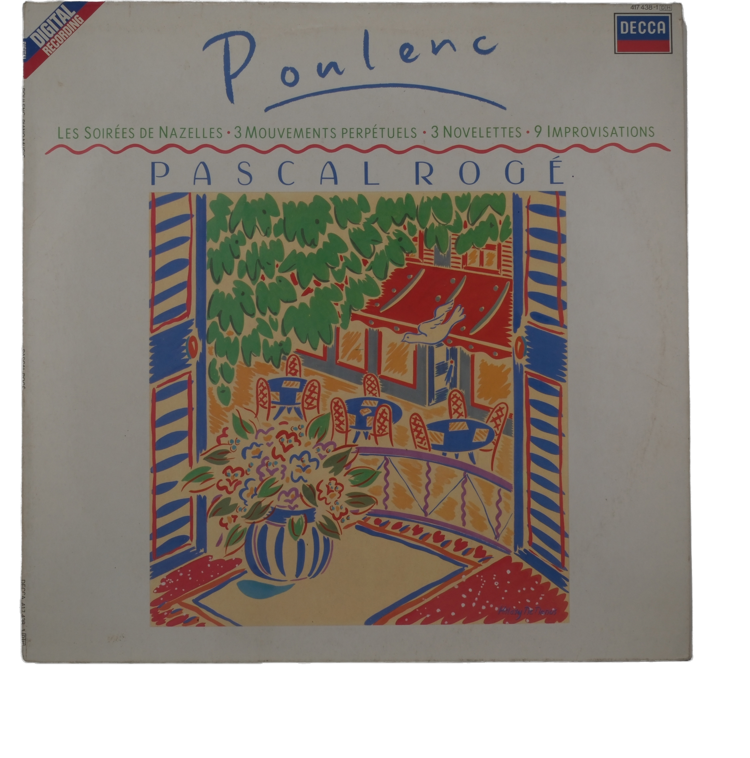 Poulenc par Pascal Rogé: Les Soirées De Nazelles 1987 Decca