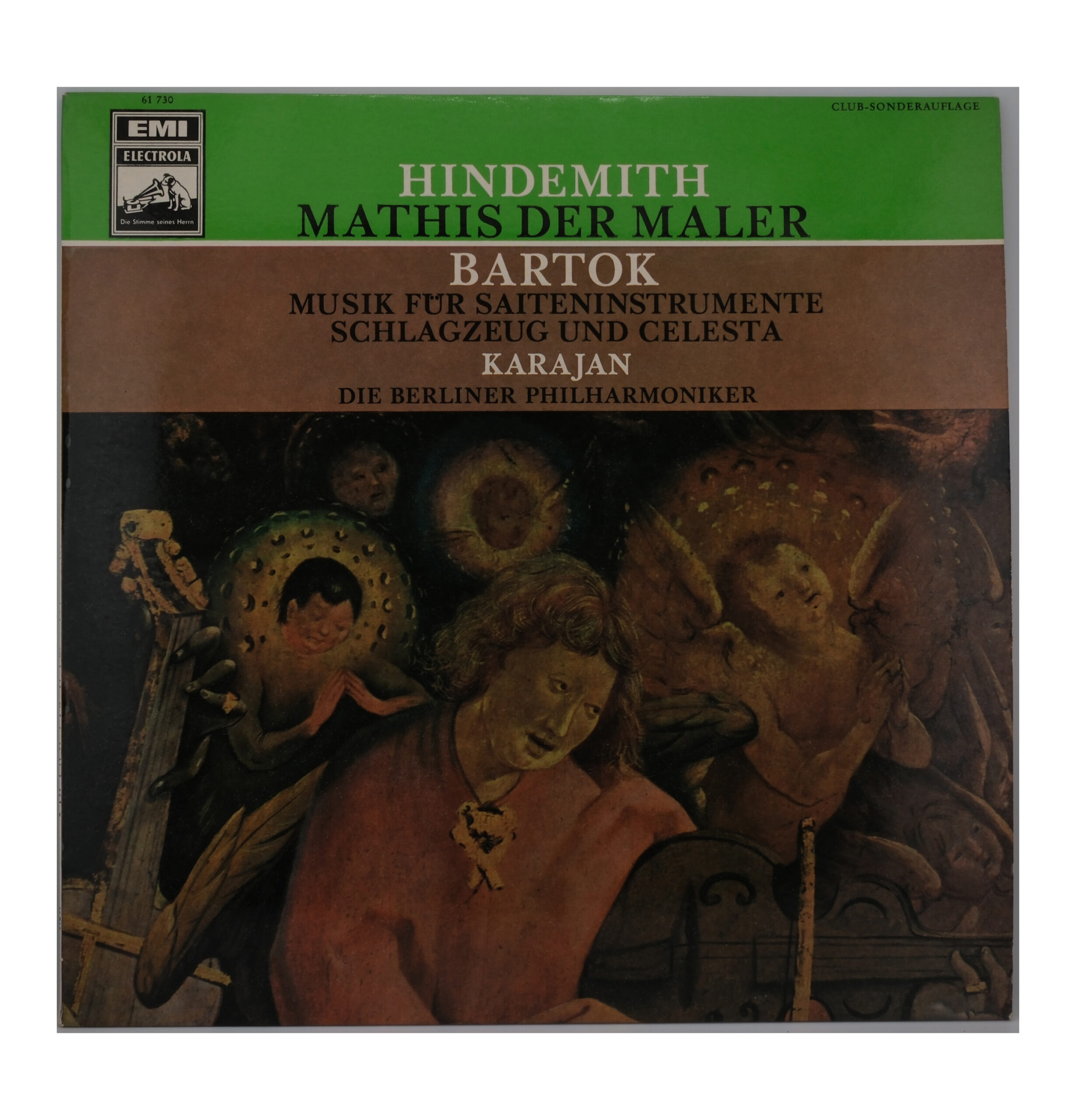 Hindemith Bartok Karajan Mathis der Maler Stéréo
