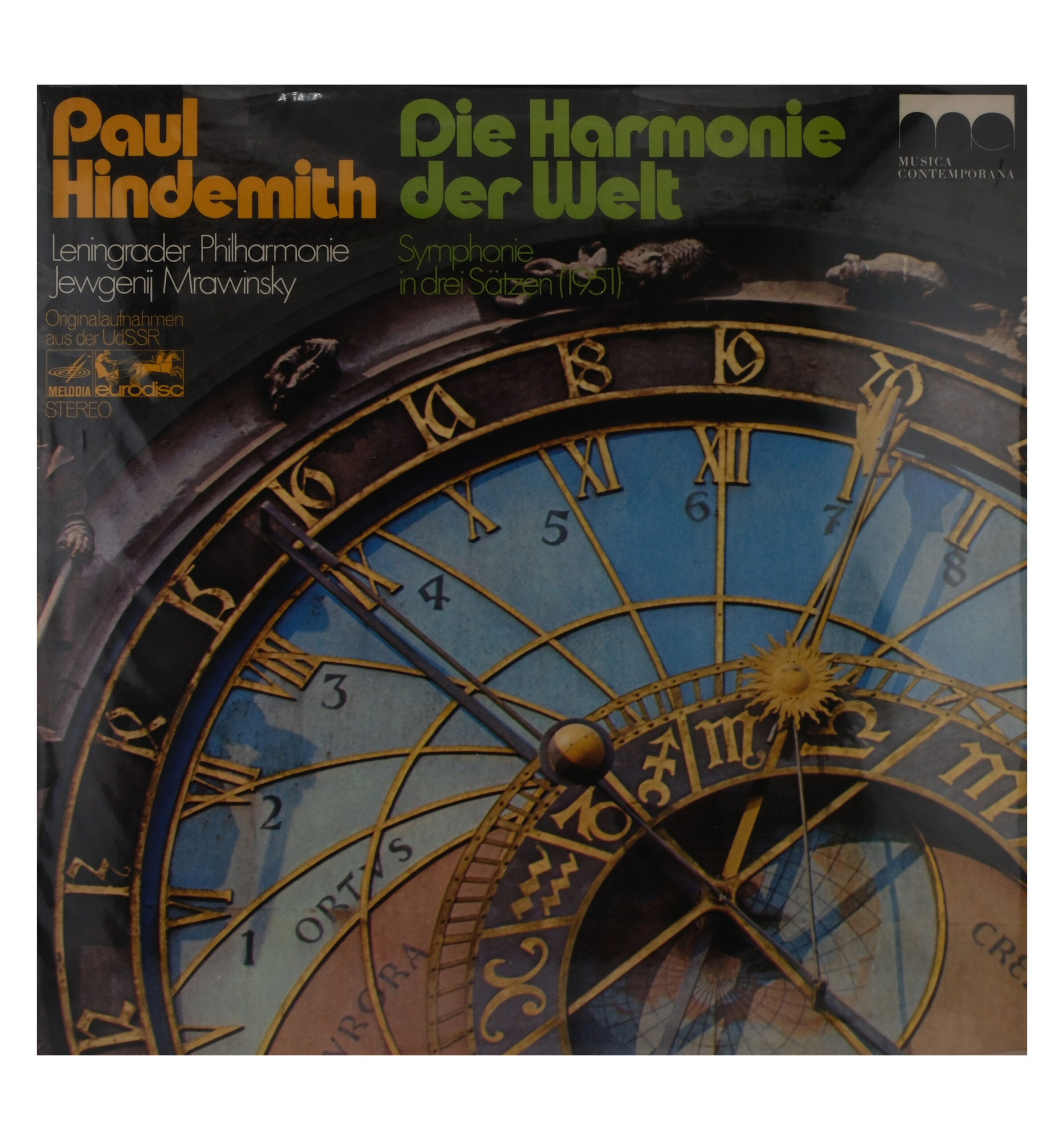 Hindemith - Harmonie du Monde, Mrawinsky, 1973, Stéréo