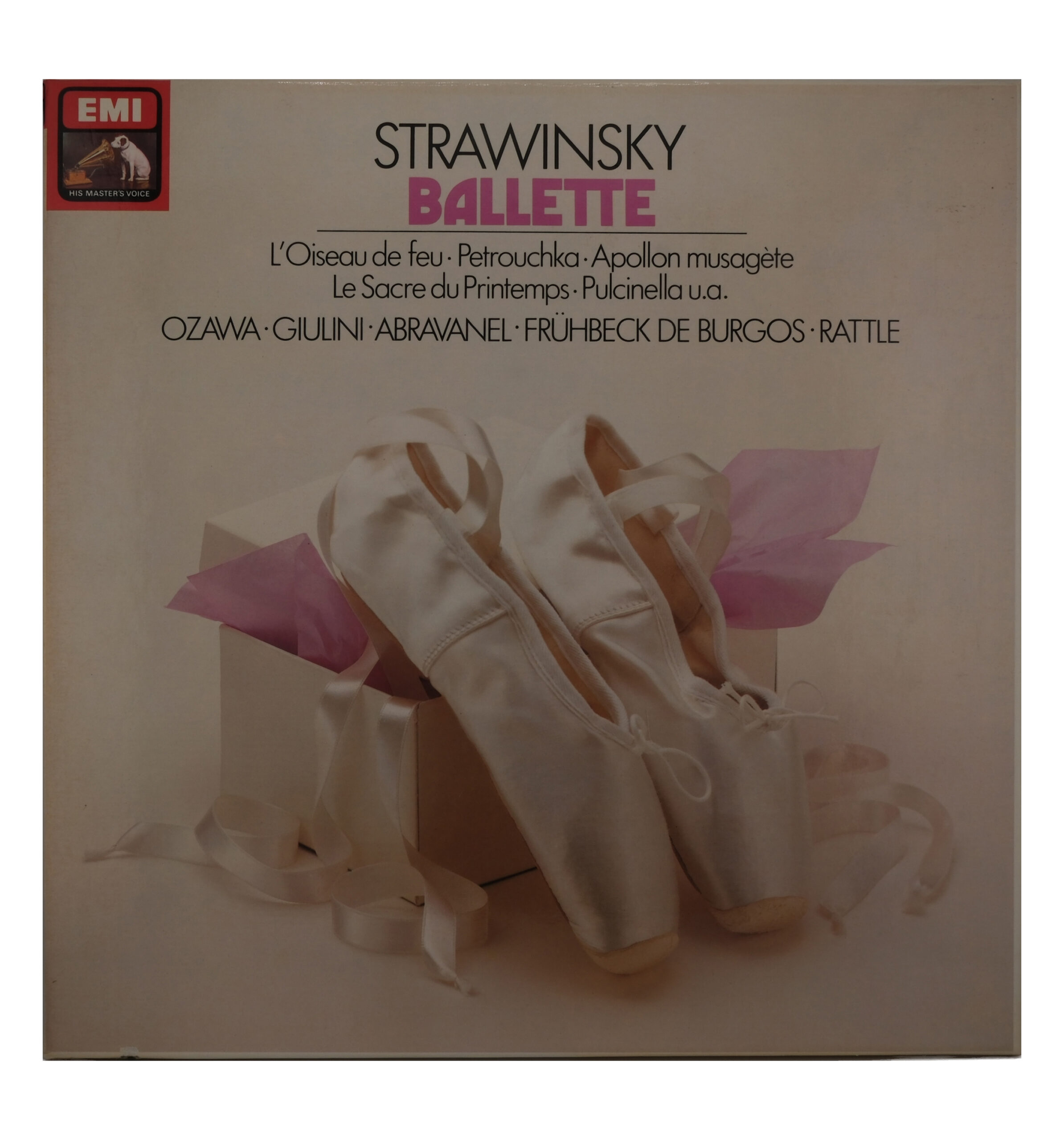 Strawinsky - Œuvres Complètes - EMI - Ozawa Giuilini - Stéréo