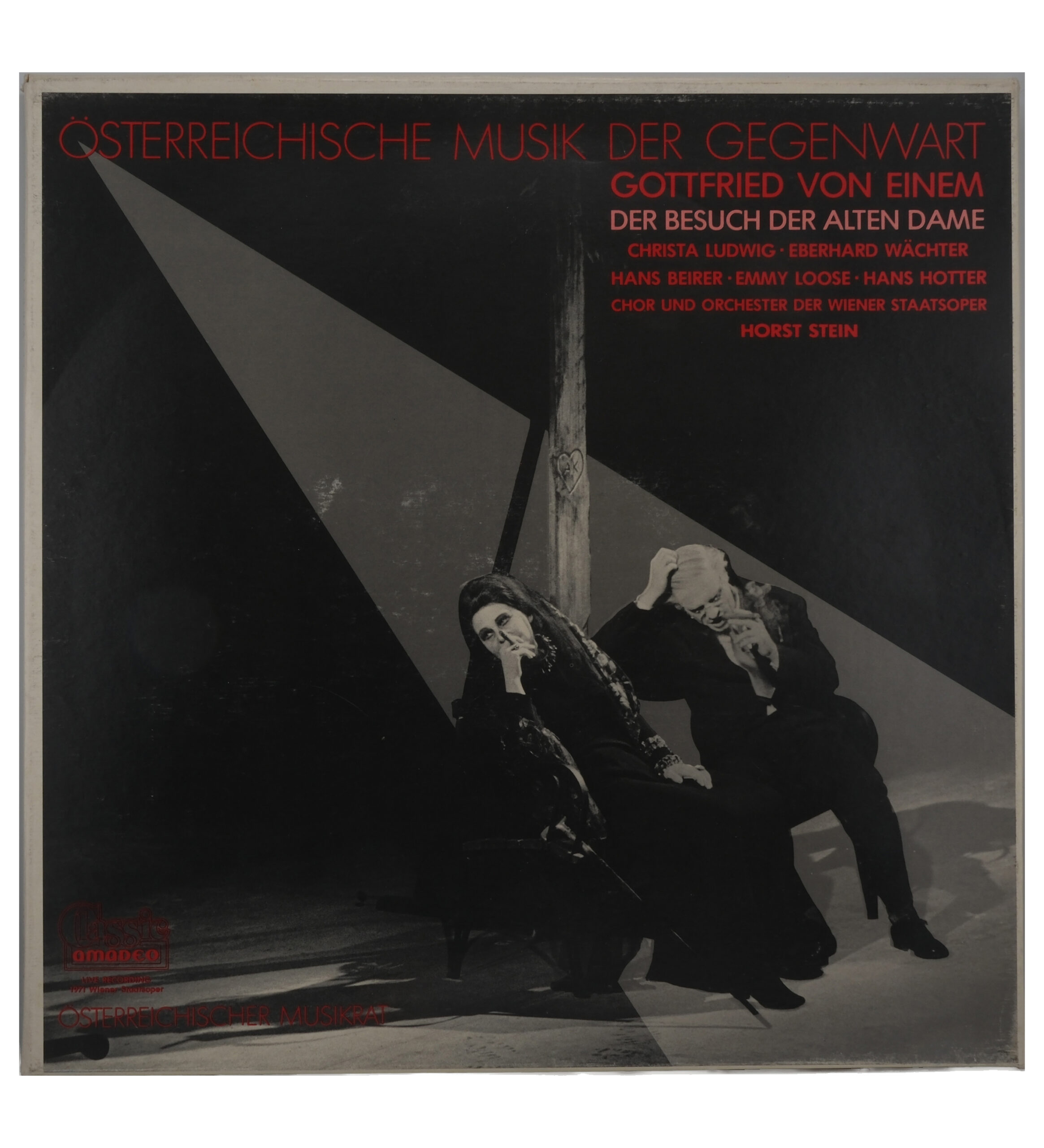 Gottfried von Einem Der Visite Vieille Dame 1986 Horst Stein