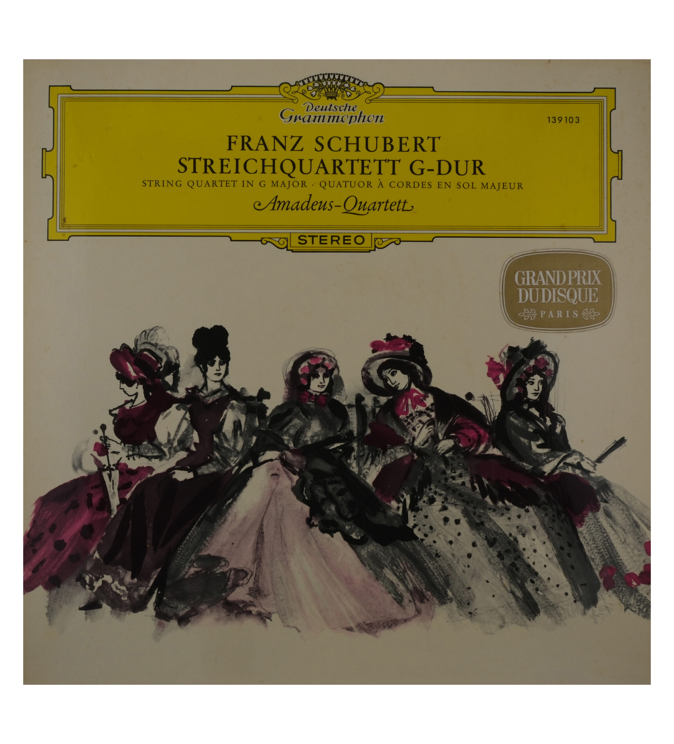Schubert: Streichquartett G-dur D.887 Amadeus Quartett DG Stereo