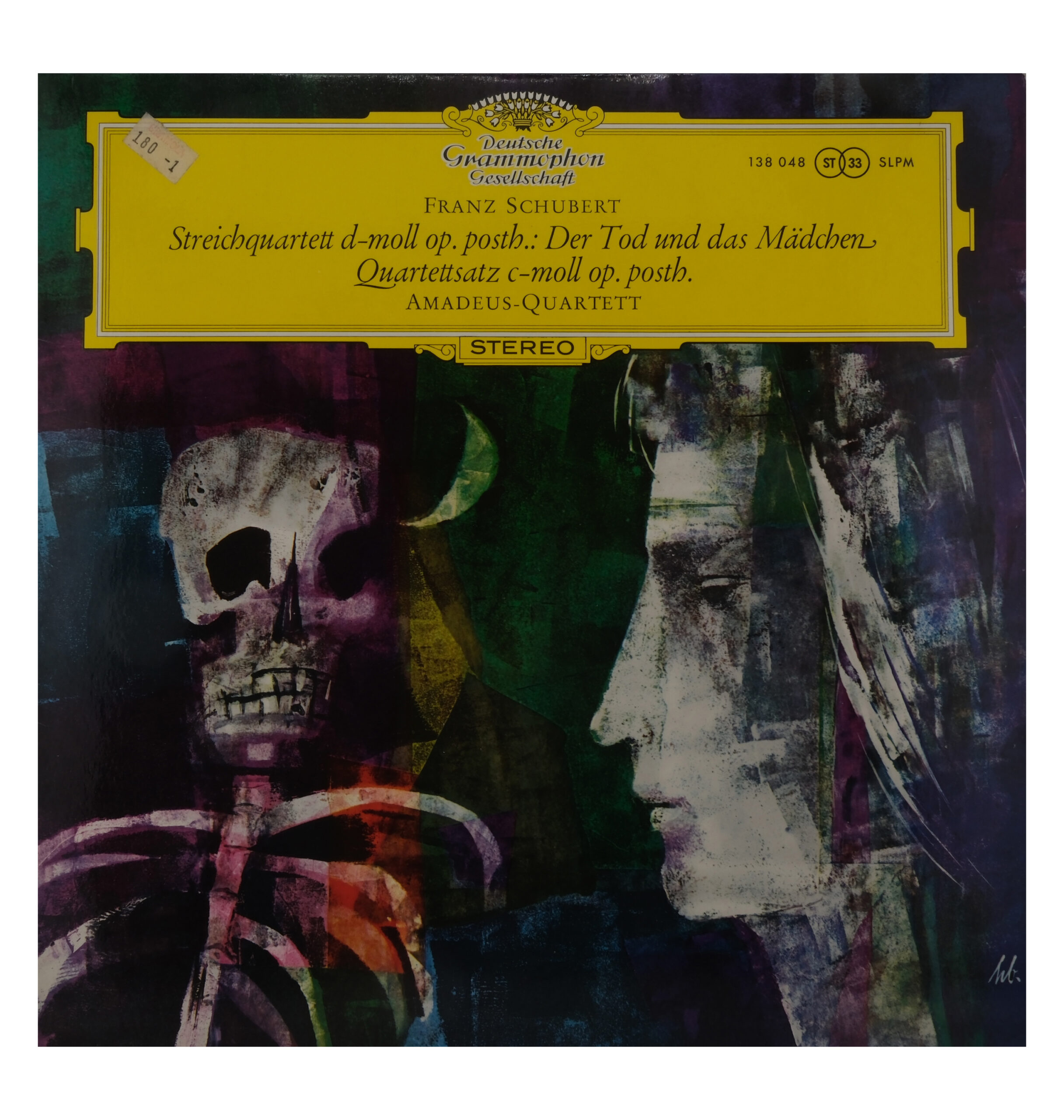 Schubert, Amadeus Quartett: Quatuor "La Jeune Fille", 1960