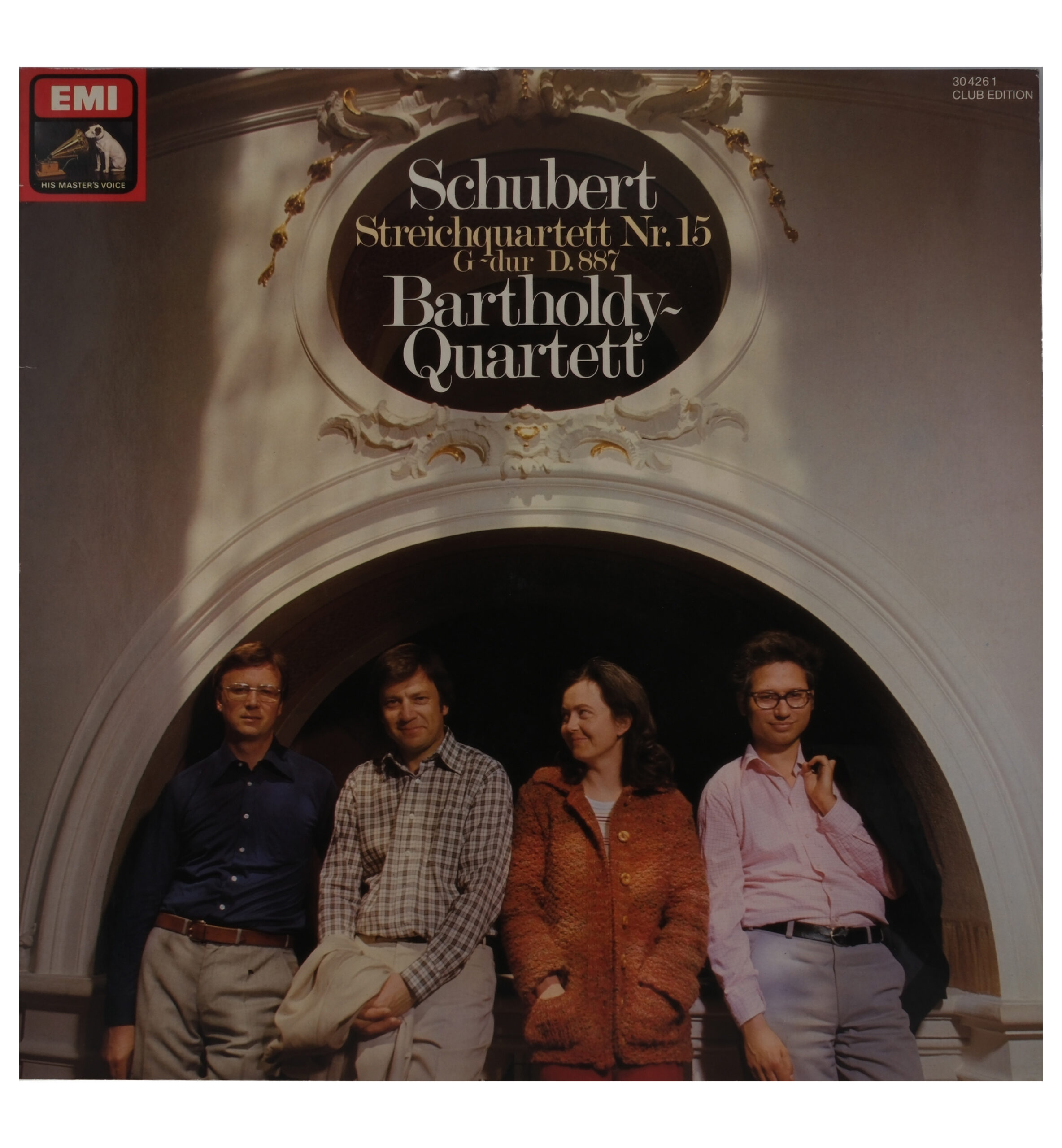 Schubert, Bartholdy Quartett, Quatuor n°15 en Sol Majeur (1980)