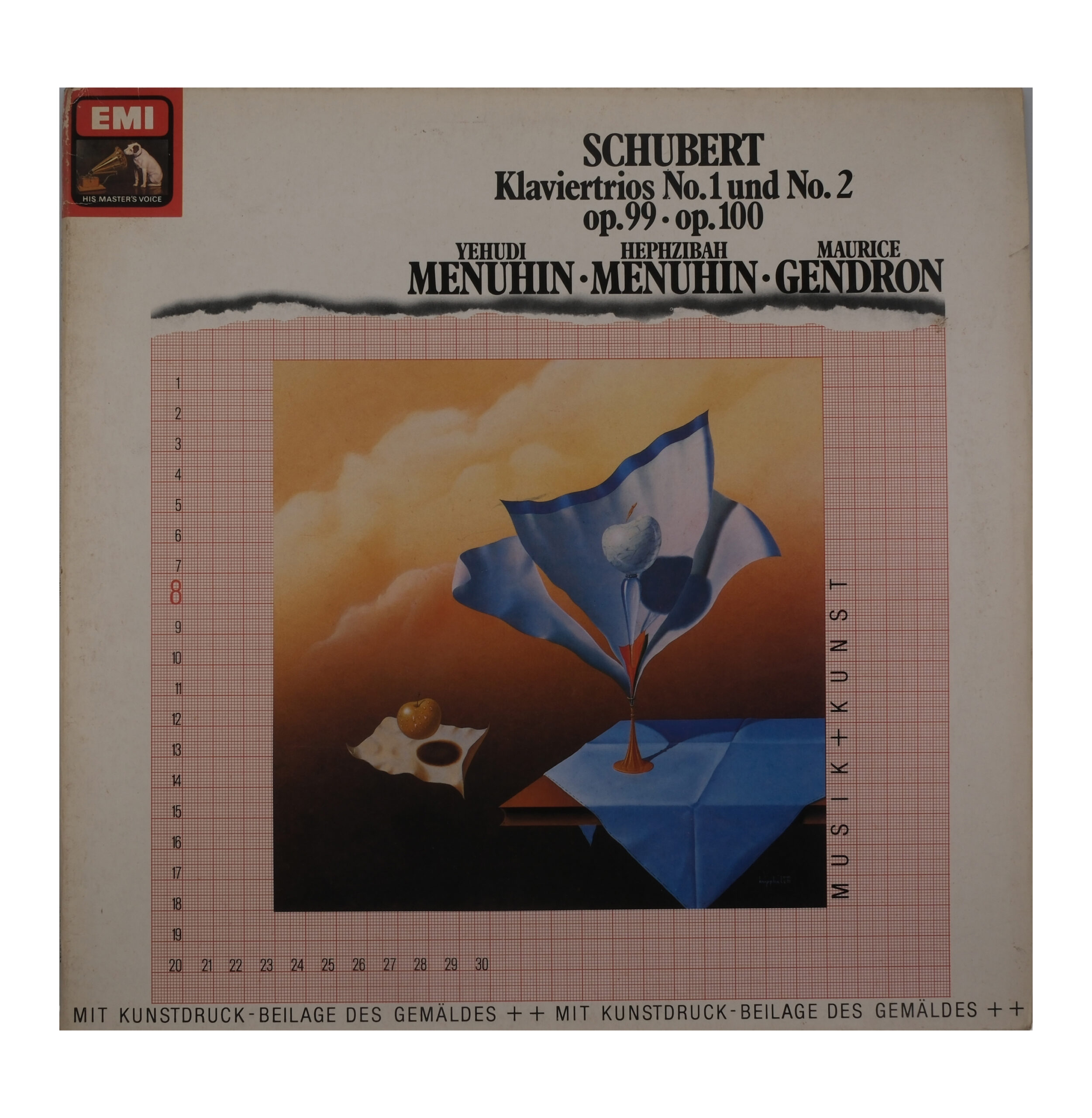 Schubert: Menuhin, Gendron - Trios pour Piano, 1983, EMI