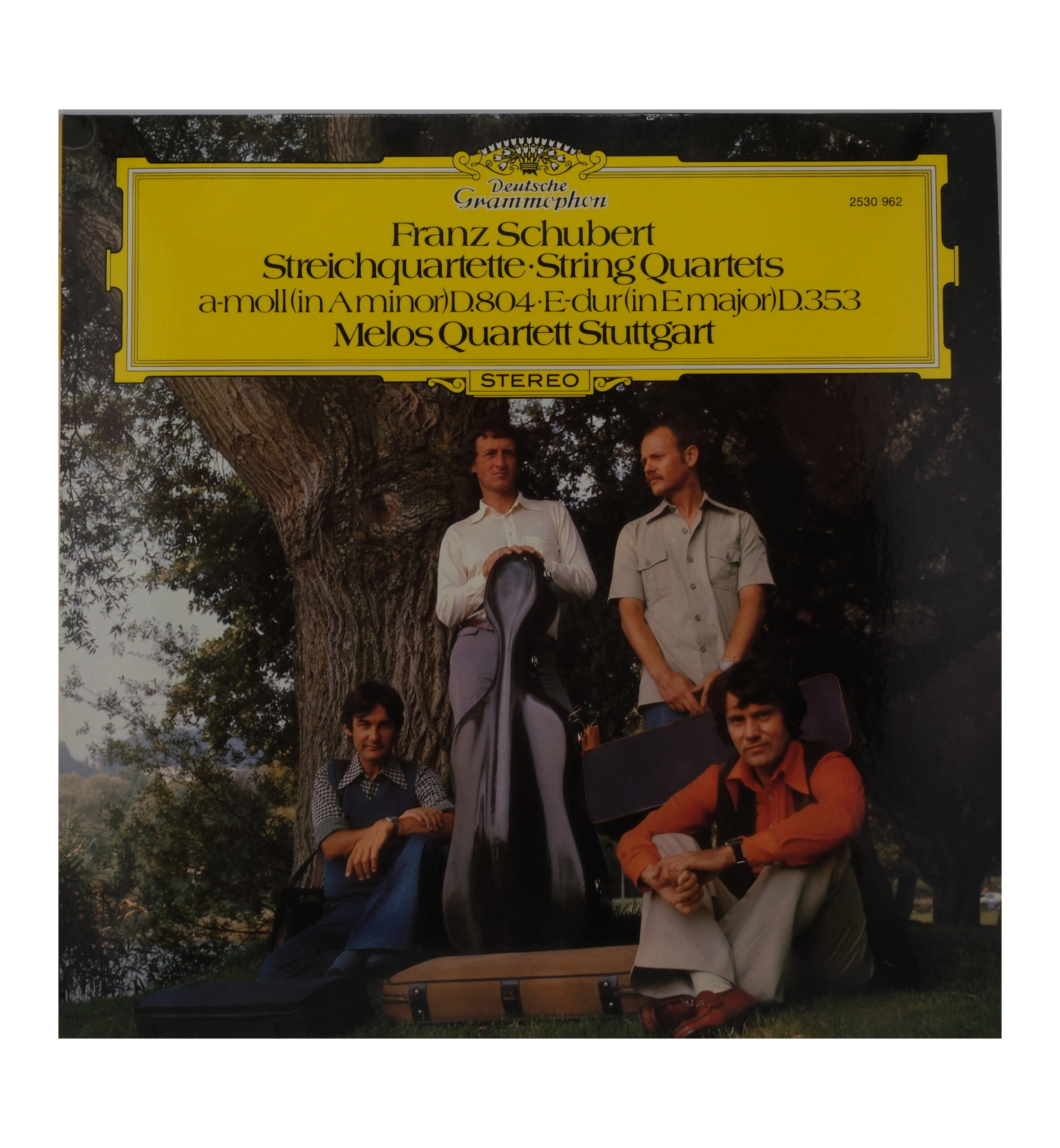 Franz Schubert - Quatuors à Cordes, Melos Quartett, 1977