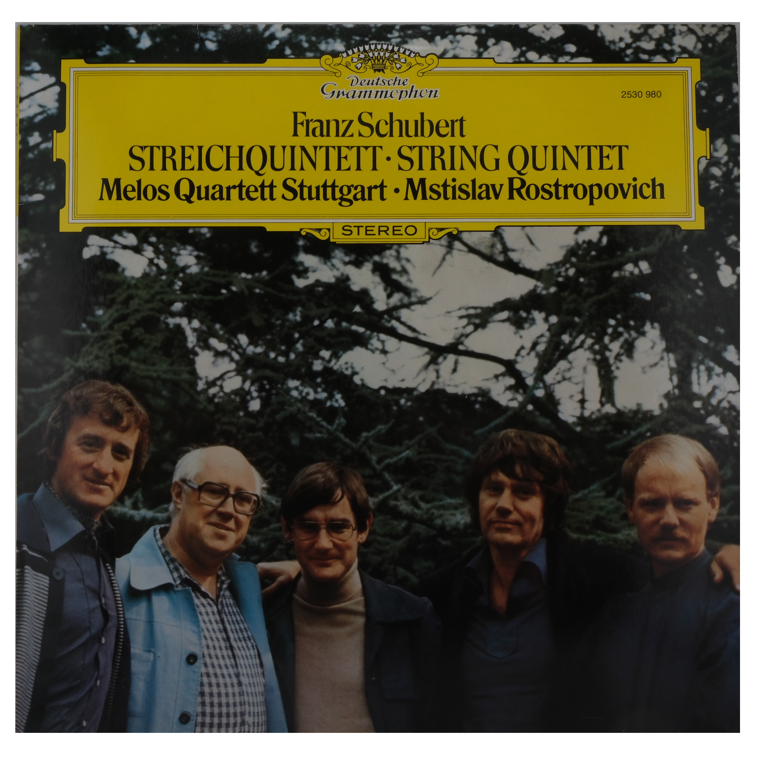 Schubert, Rostropovich : Quintette à cordes en do majeur, 1978
