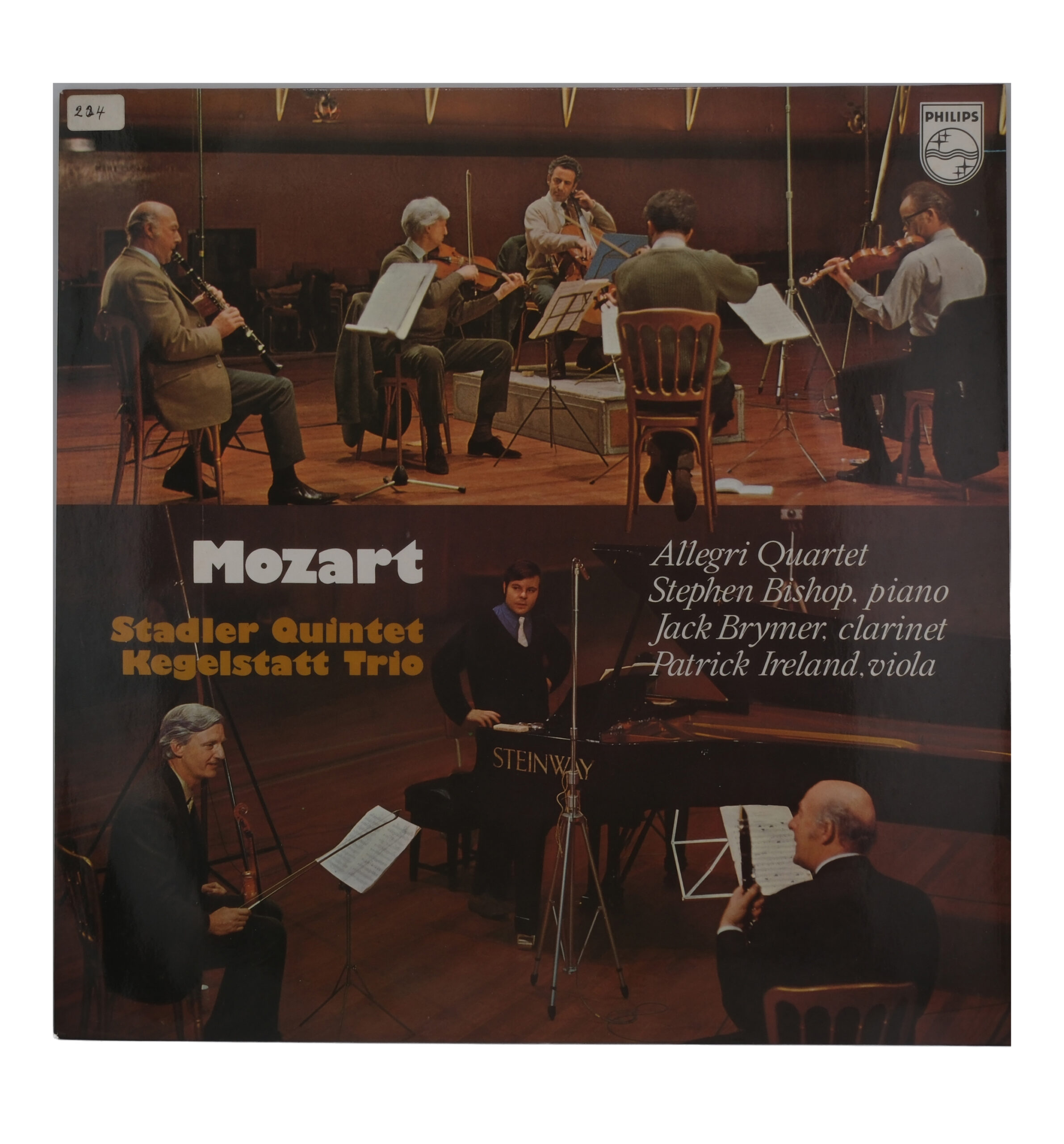 Mozart: Kegelstatt Trio & Stadler Quintet, Bishop, Brymer, Ireland, Philips