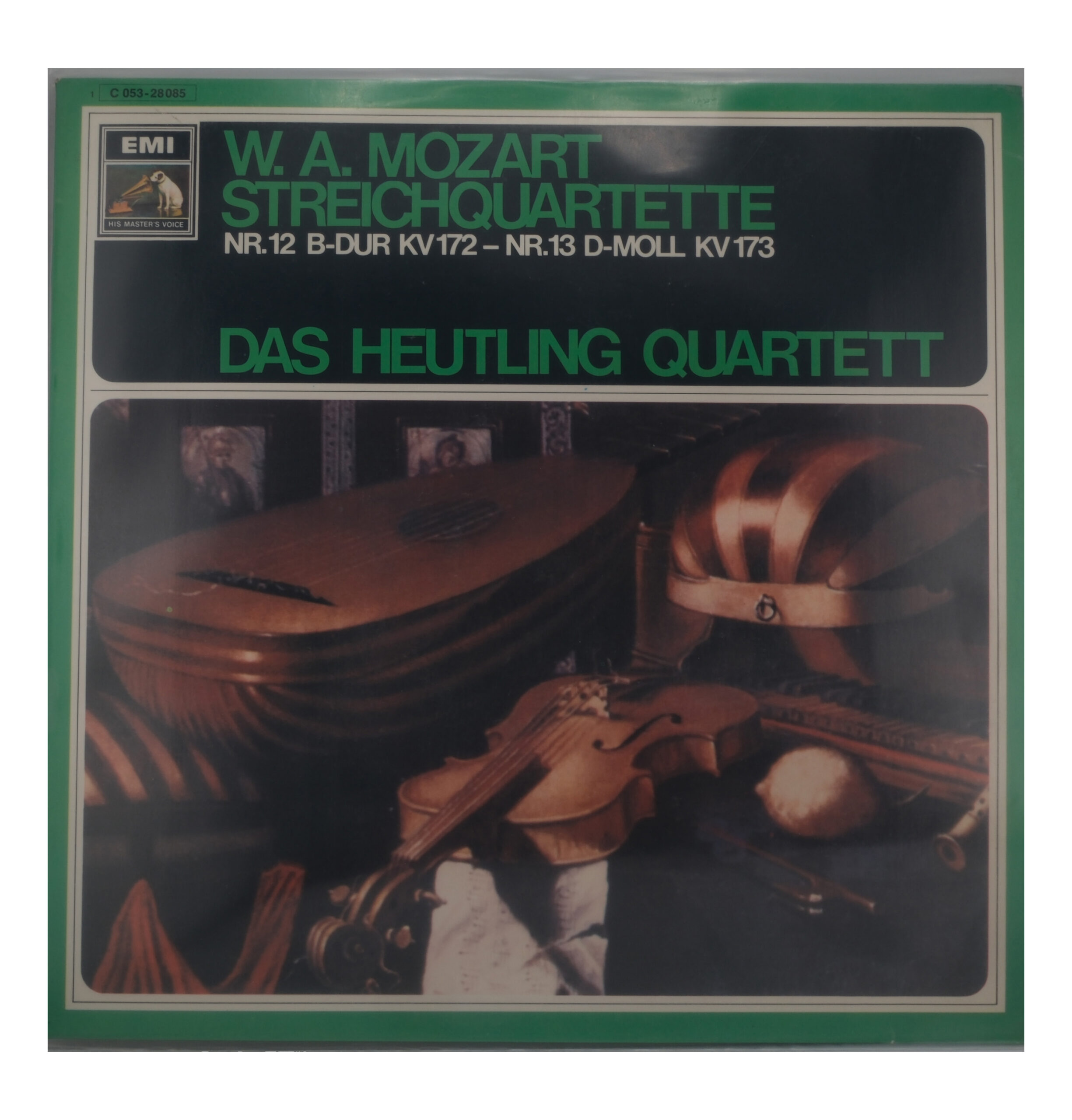 Mozart - Das Heutling Quartett - Quatuors 12 & 13 - EMI Electrola