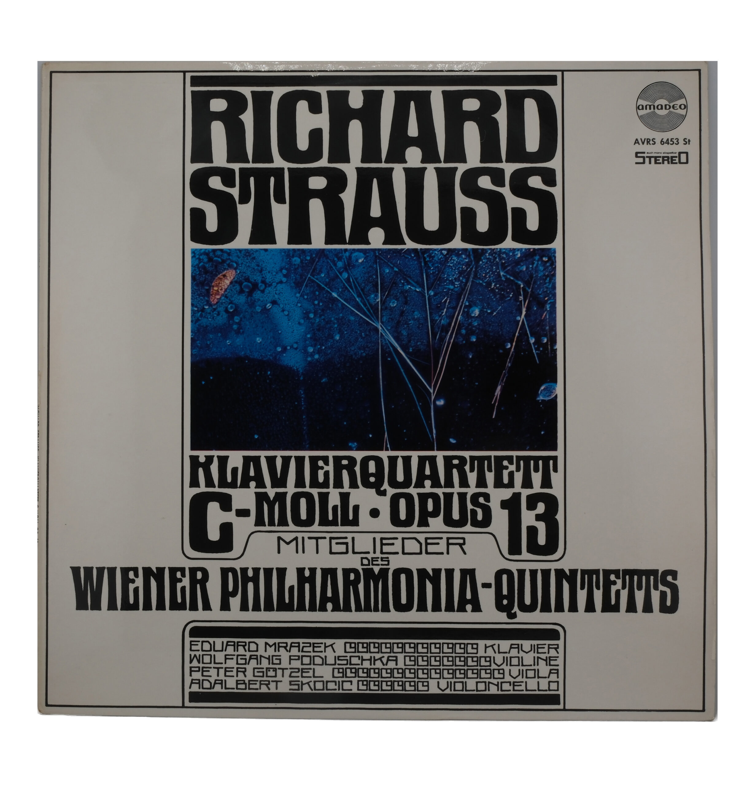 Strauss par Wiener Philharmonia Quintett Klavierquartett 1976