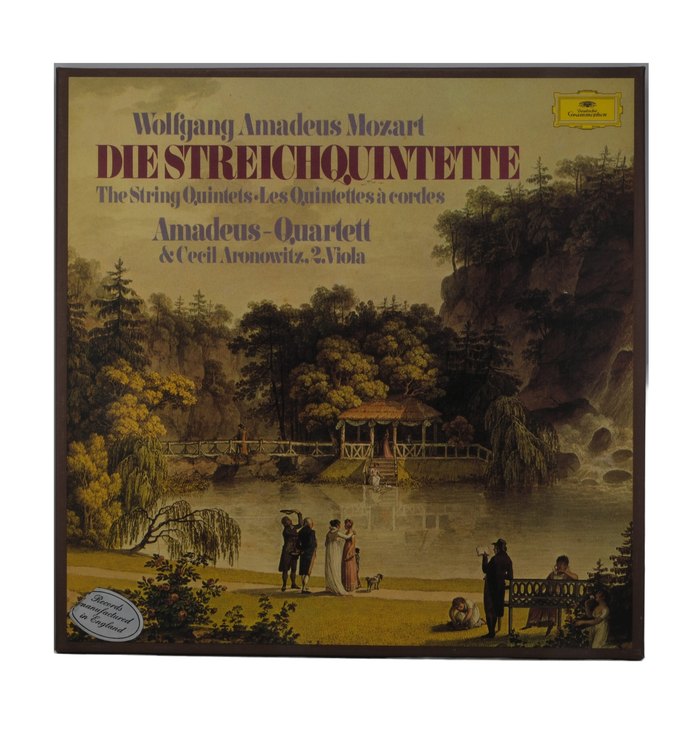 Mozart, Cecil Aronowitz, Quintettes à Cordes, 1975