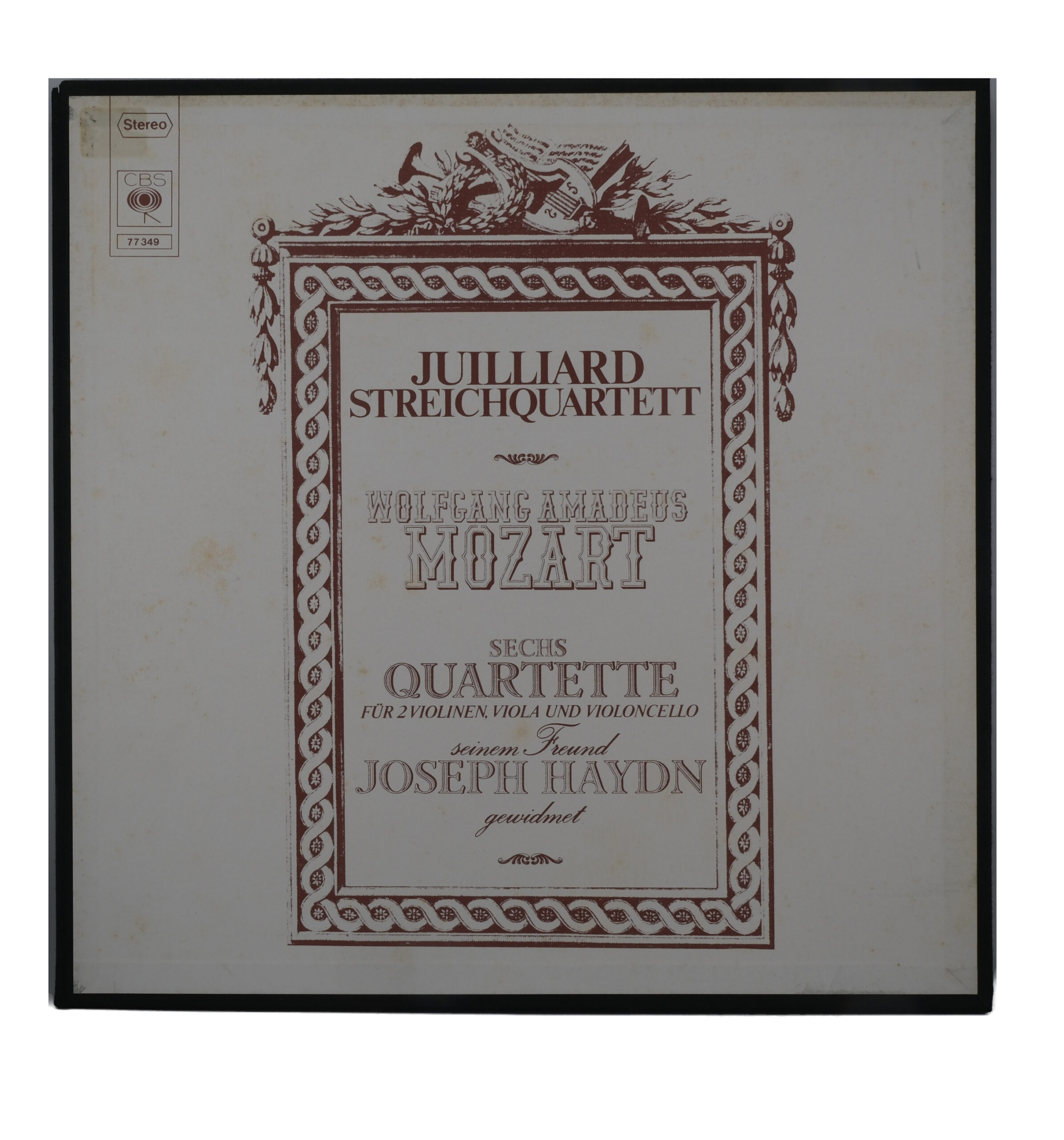 Mozart: Quatuors à cordes par Juilliard, CBS