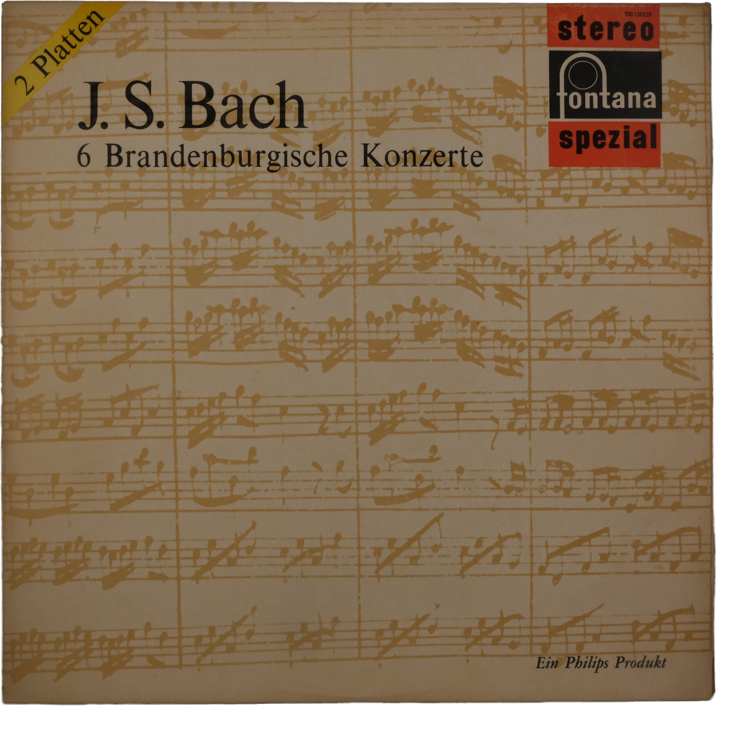 J S Bach: 6 Concerts Brandebourgeois, 1974, Mono, Fontana