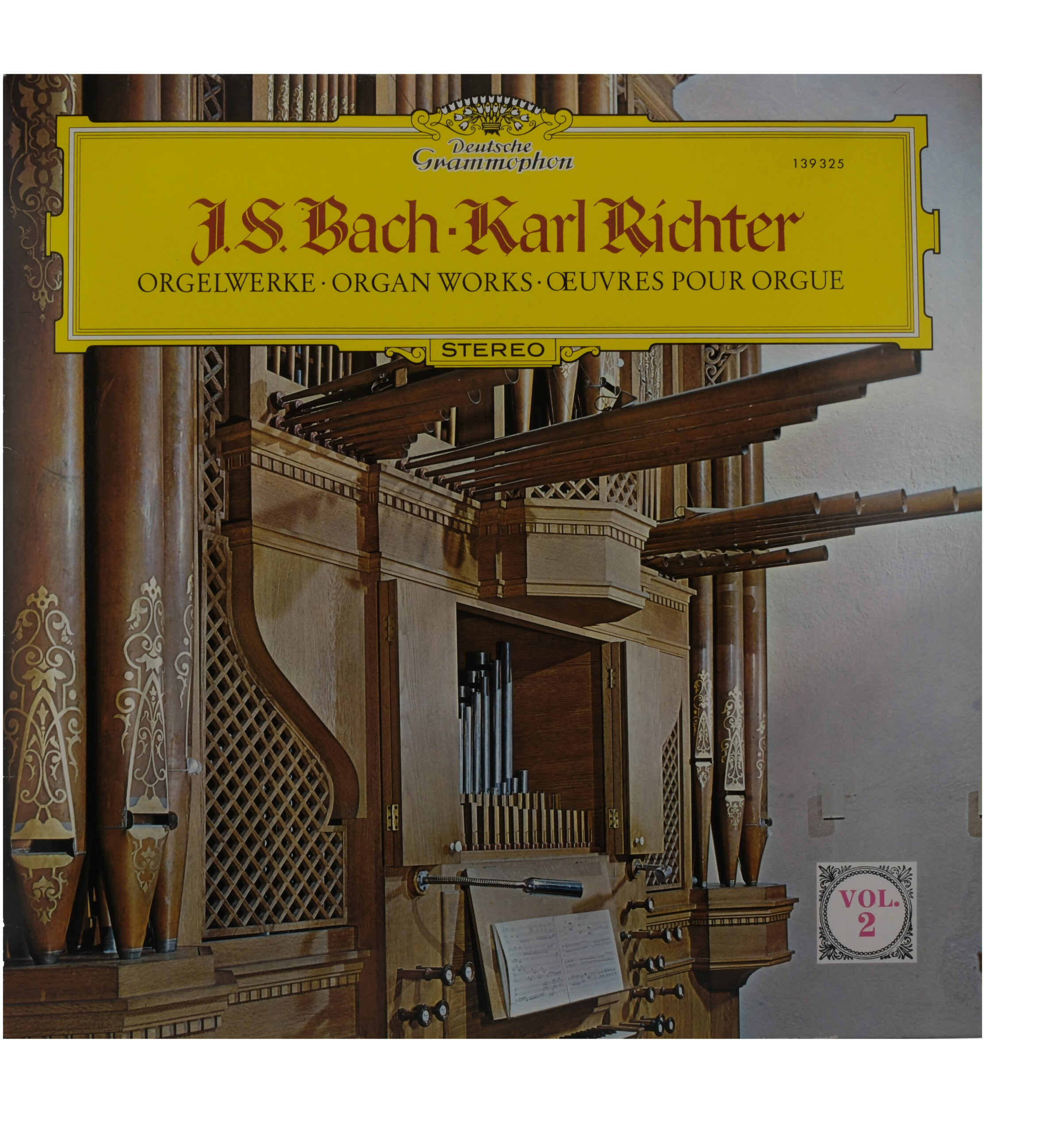 Bach Karl Richter Œuvres pour Orgue Vol.2 Deutsche Grammophon