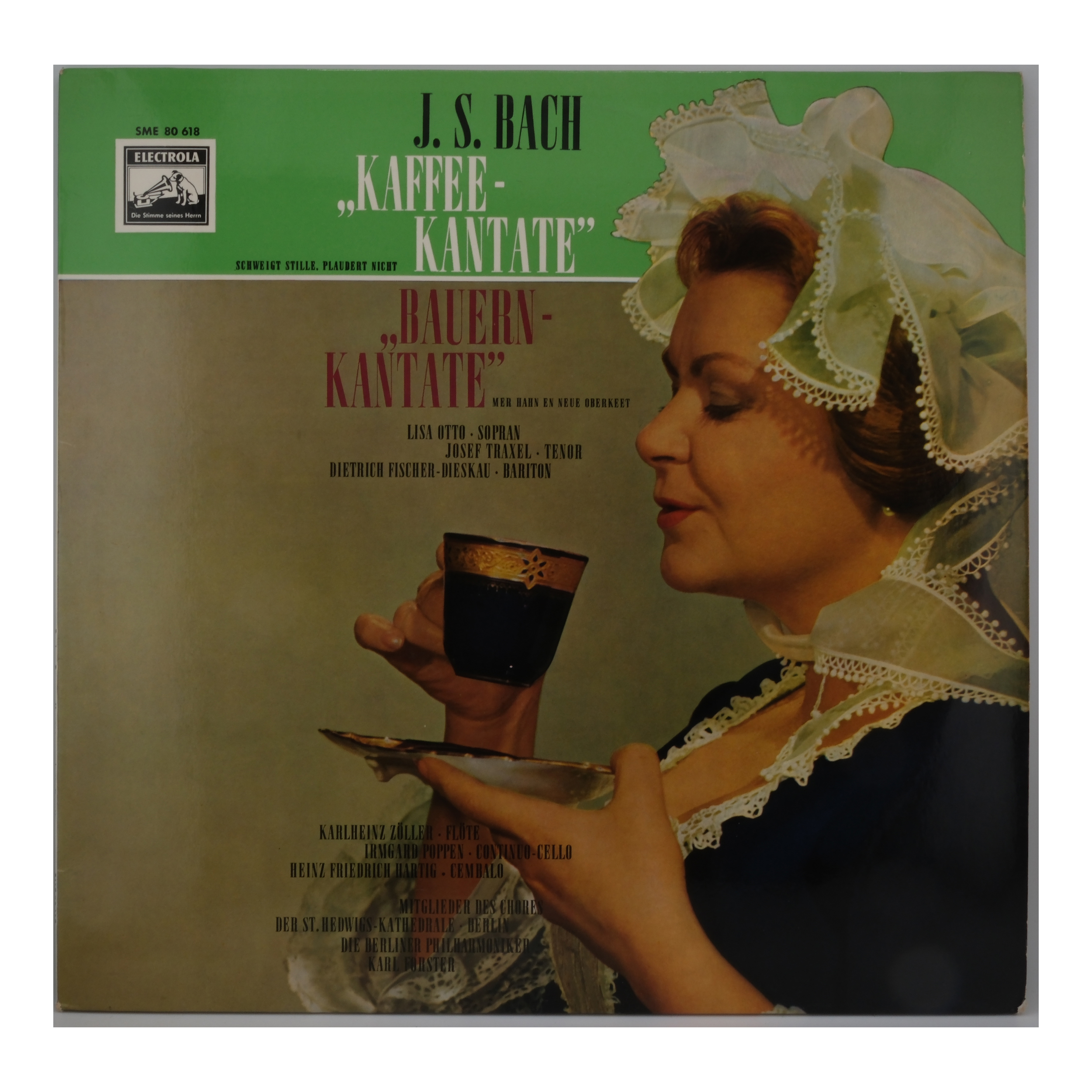 Bach Kaffee-Kantate & Bauernkantate Electrola Lisa Otto 1960
