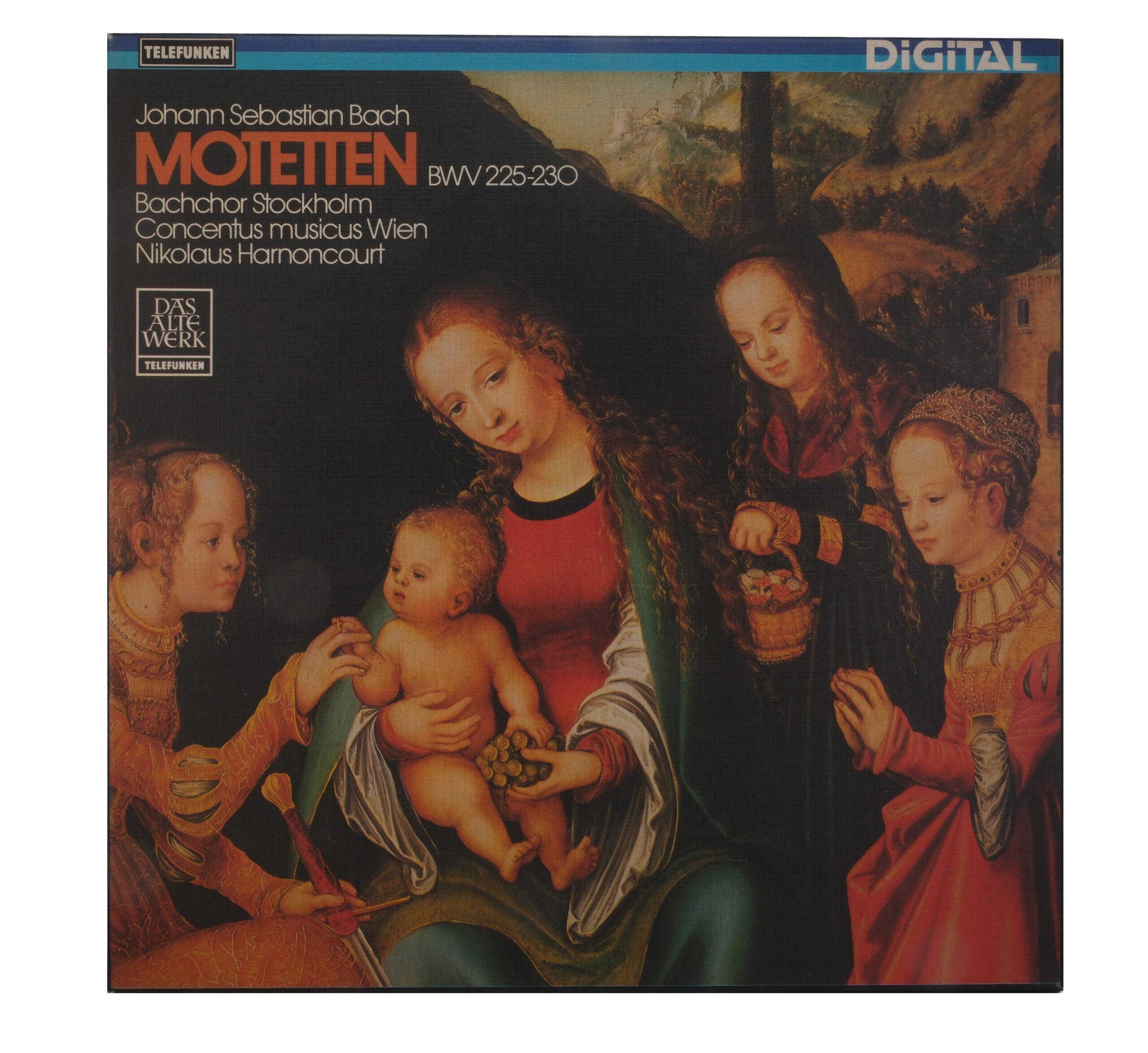 Bach Chœurs BWV 225-230 Harnoncourt 1980 Telefunken