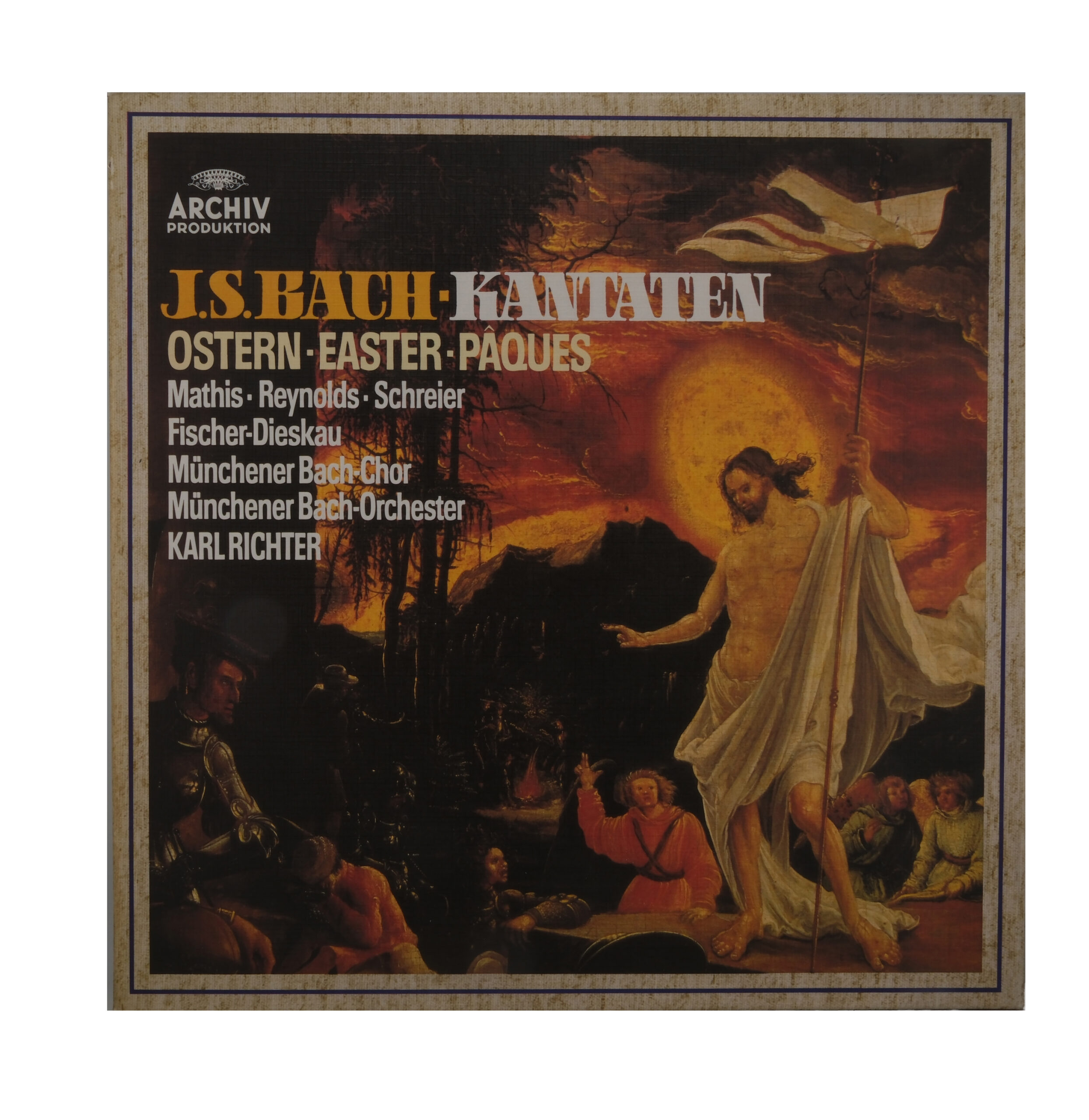 J S Bach - Karl Richter - Cantates de Pâques - 1976 – Image 2