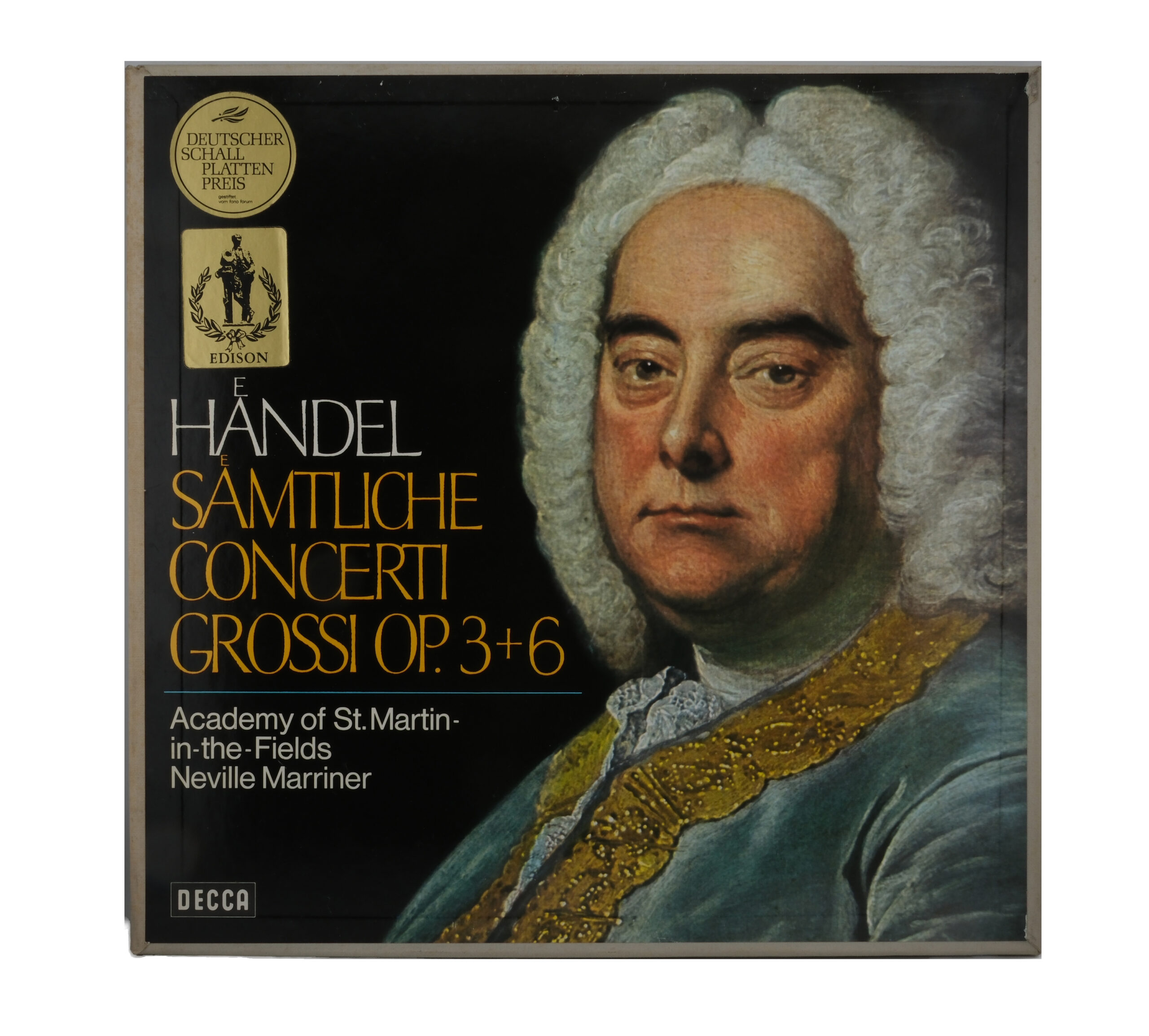 Händel: Concertos Grossos Op 3 & 6, Marriner, 1977, Decca
