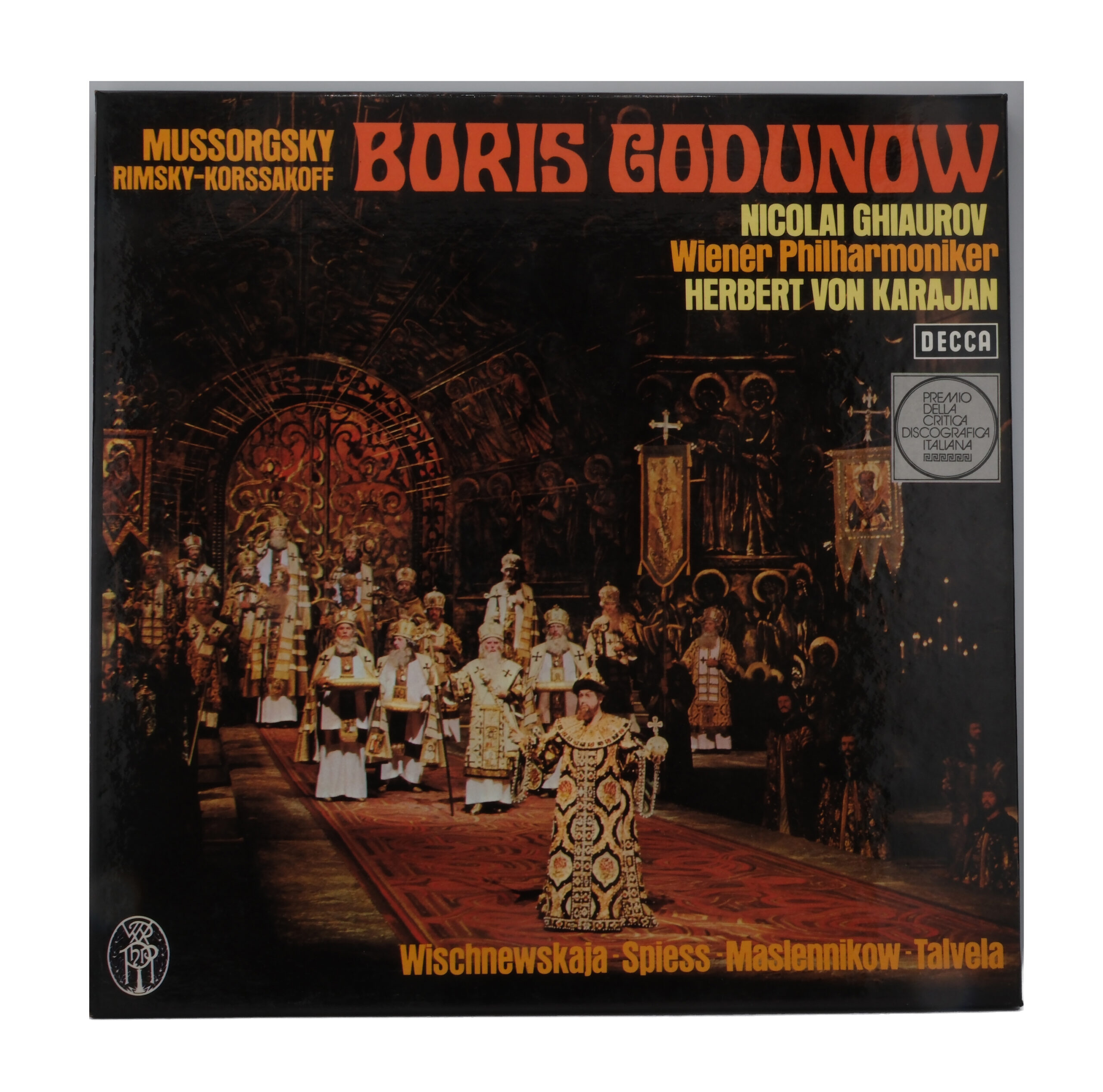 Mussorgsky Rimsky-Korssakoff Karajan Wiener Philharmoniker Boris Godounov