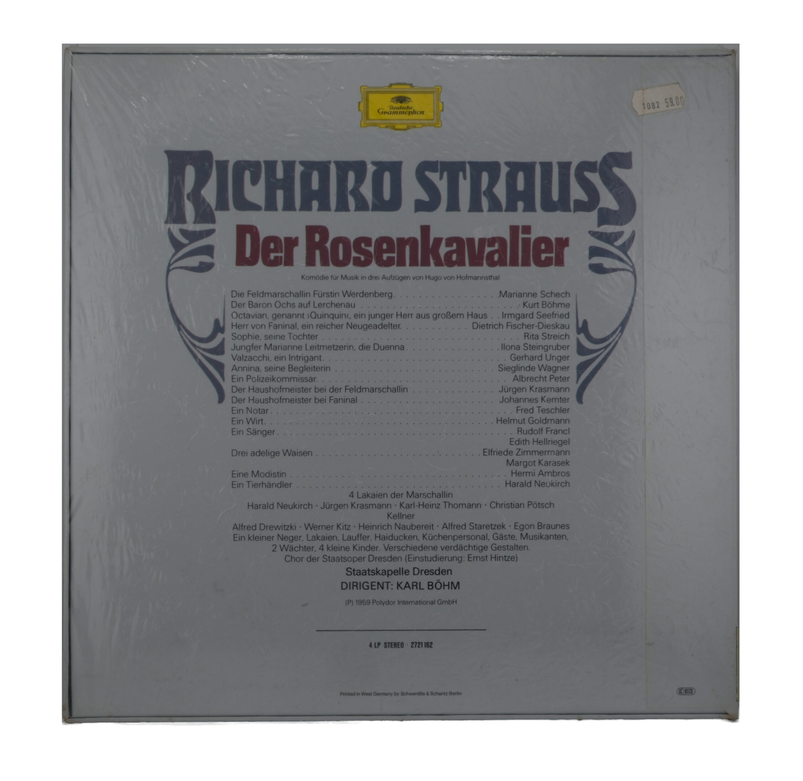 Richard Strauss - Le Chevalier à la Rose Karl Bohm Stereo