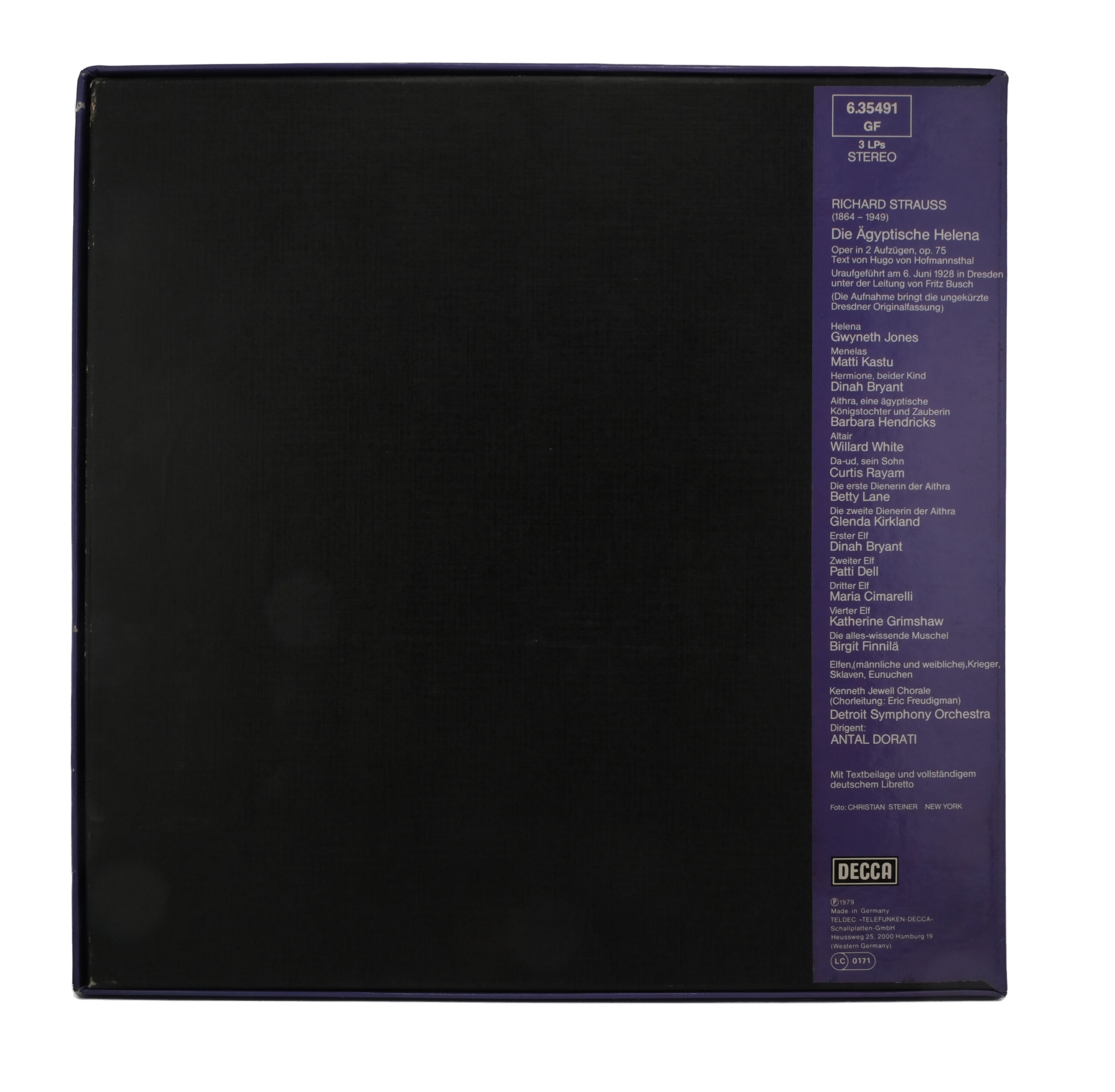 Richard Strauss Antal Dorati Strauss Égyptienne Helena 1979