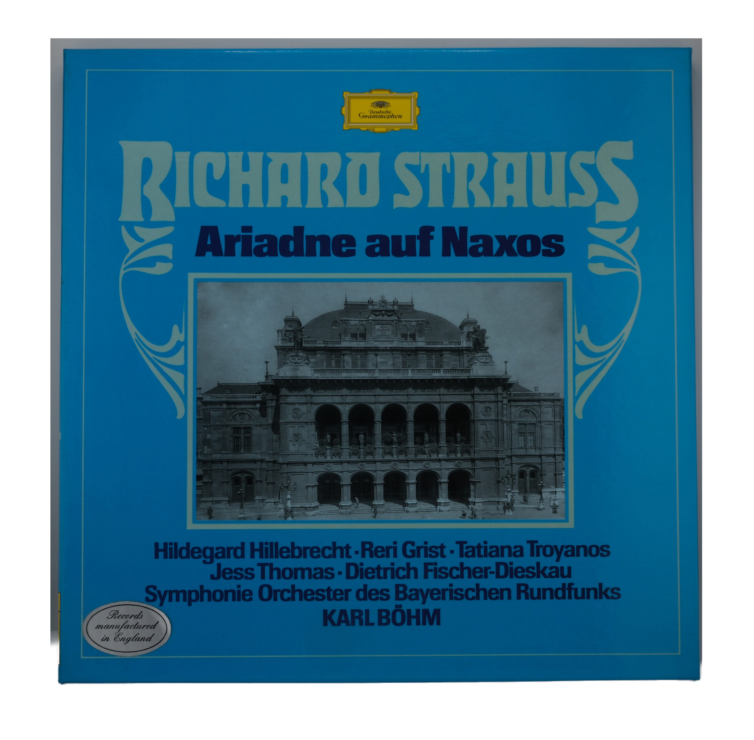 Strauss, Karl Böhm : Ariane à Naxos, 1970, Orchestre Bavière