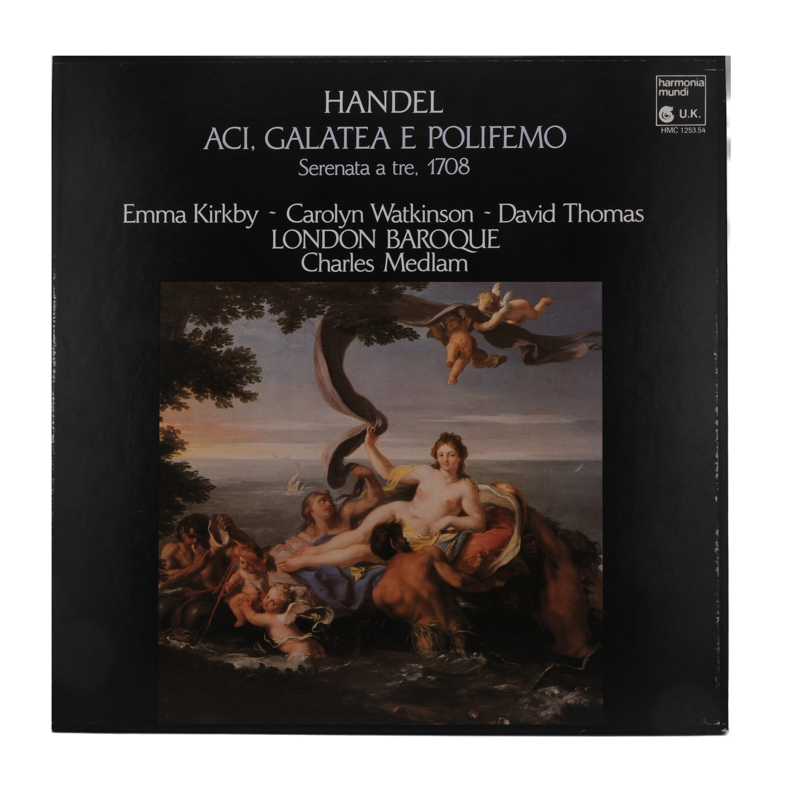 Handel: Aci, Galatea e Polifemo - Medlam, Kirkby, 1987