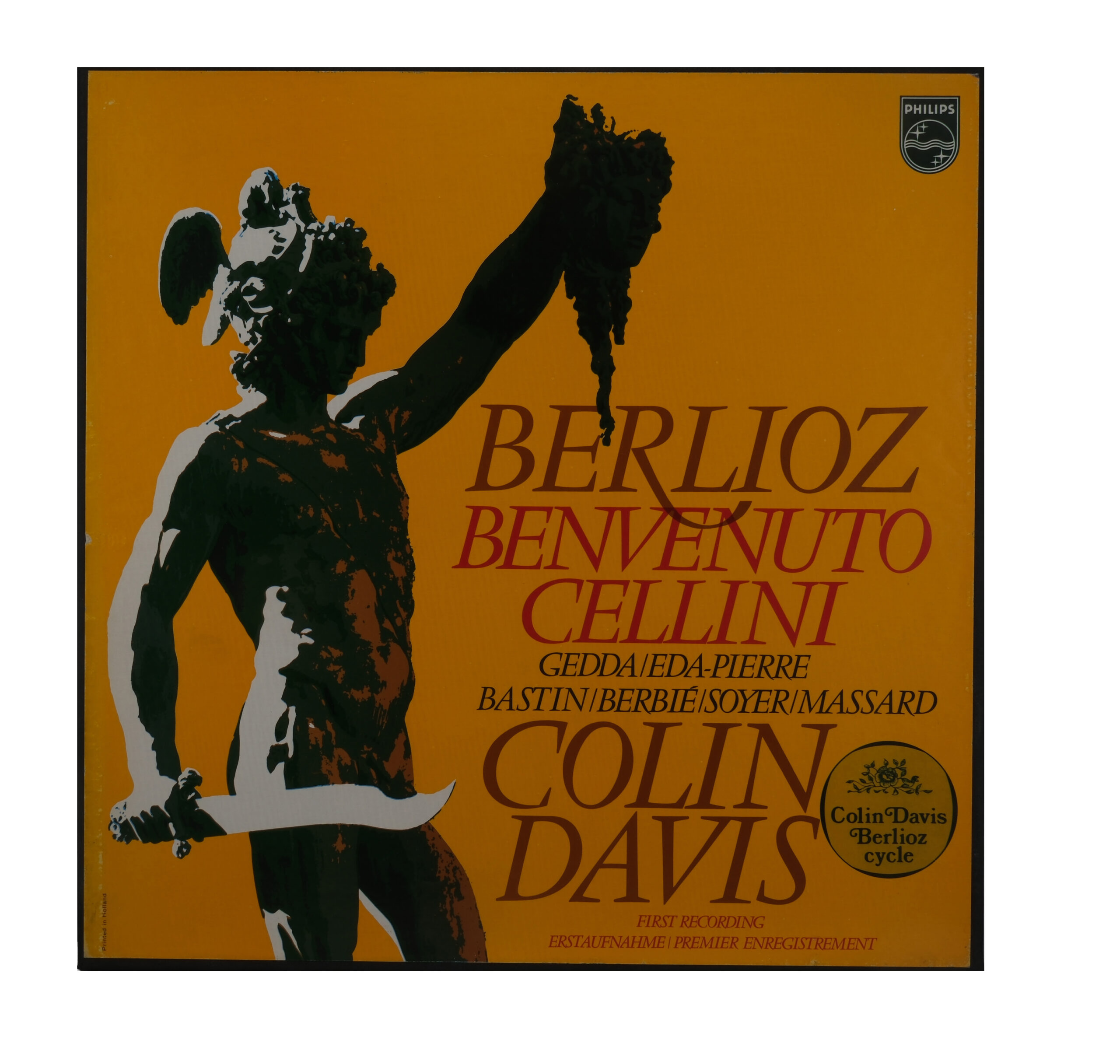 Berlioz, Colin Davis, Benvenuto Cellini, 1972, Stéréo