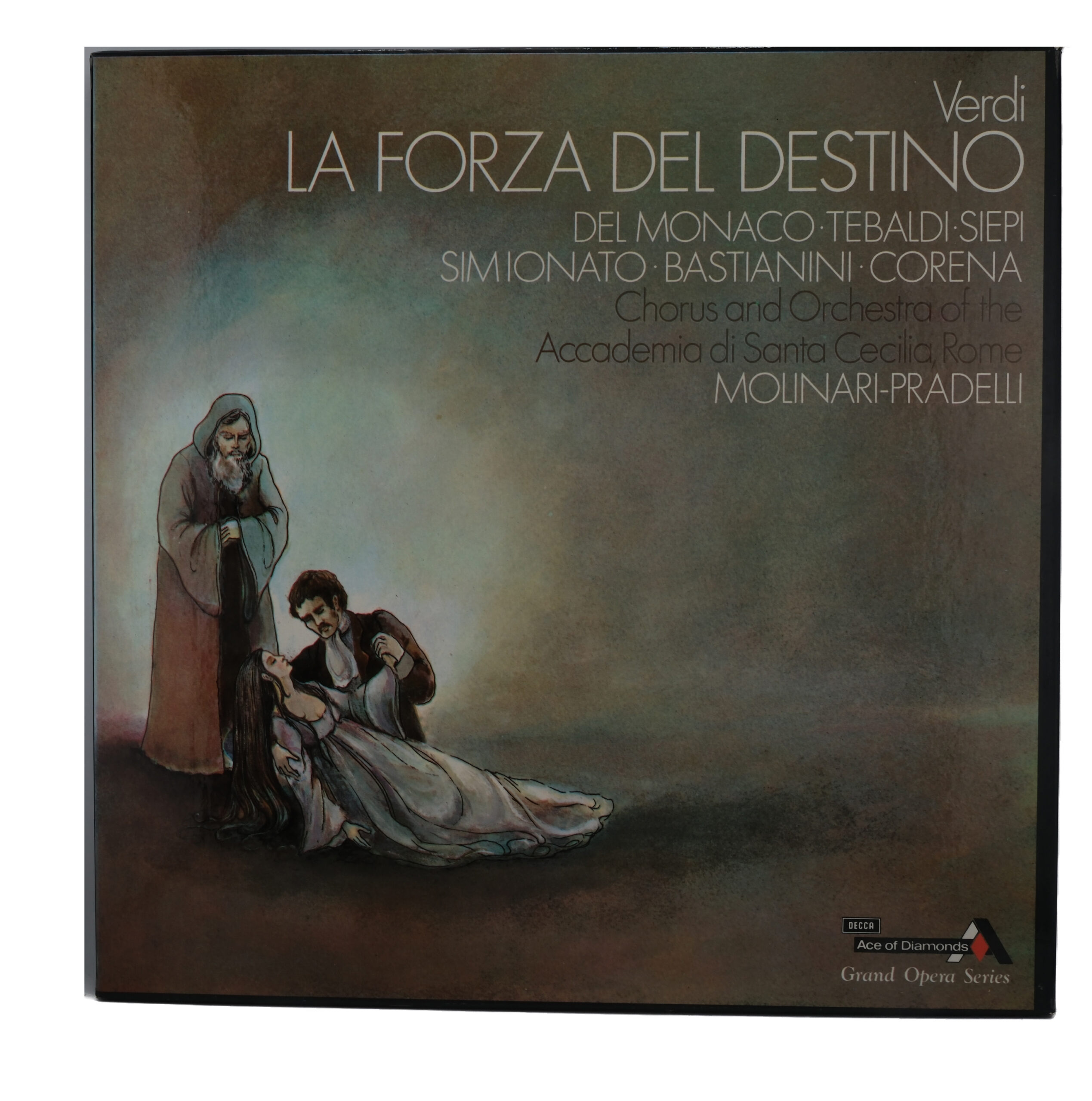 Verdi Molinari Pradelli Tebaldi La force du destin 1970