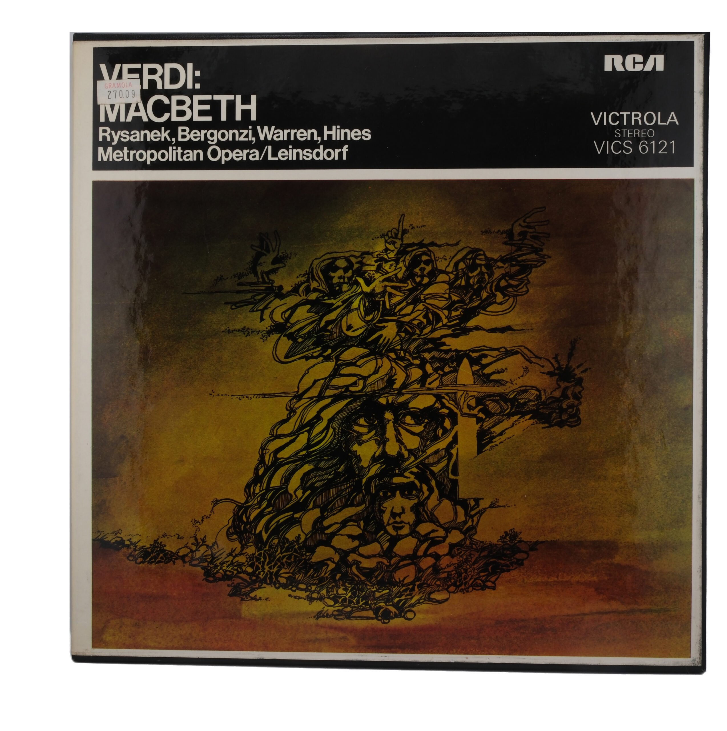 Verdi - Macbeth 3xLP Leinsdorf Rysanek Bergonzi RCA 1960