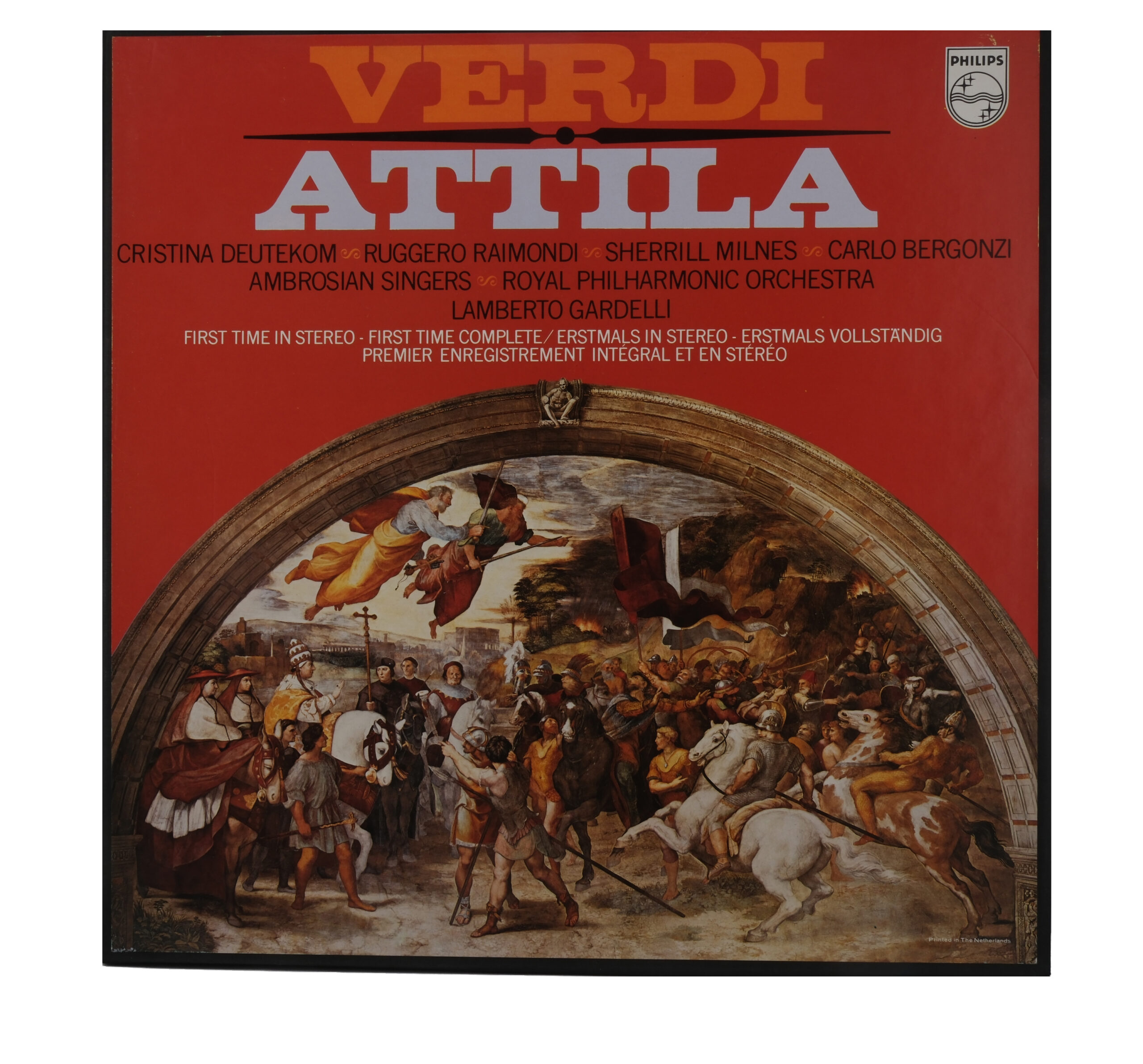 Verdi Attila Gardelli Bergonzi Milnes 1973 Philips