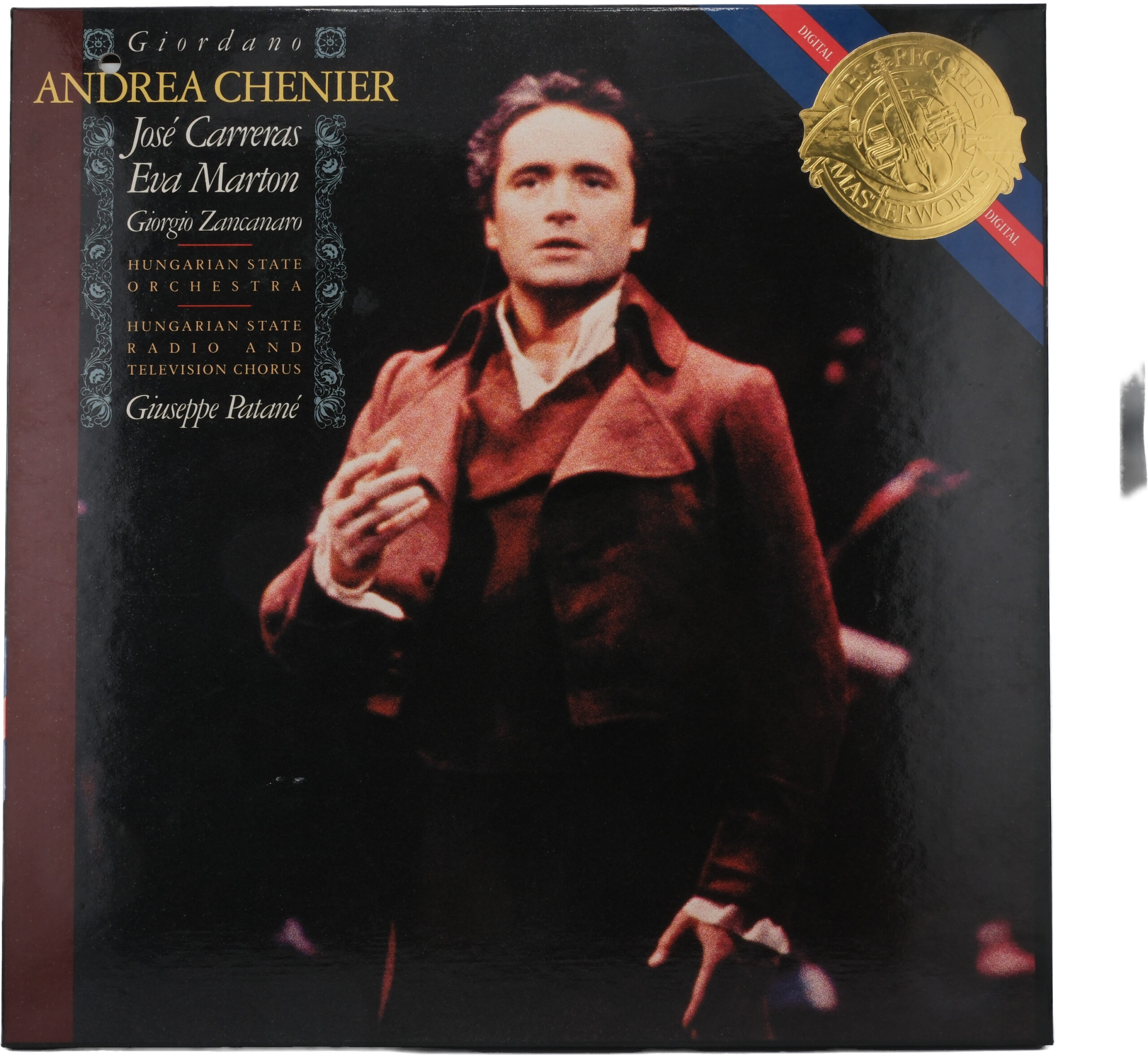 Giordano: Andrea Chenier, Patane, Carreras, Marton, 1987