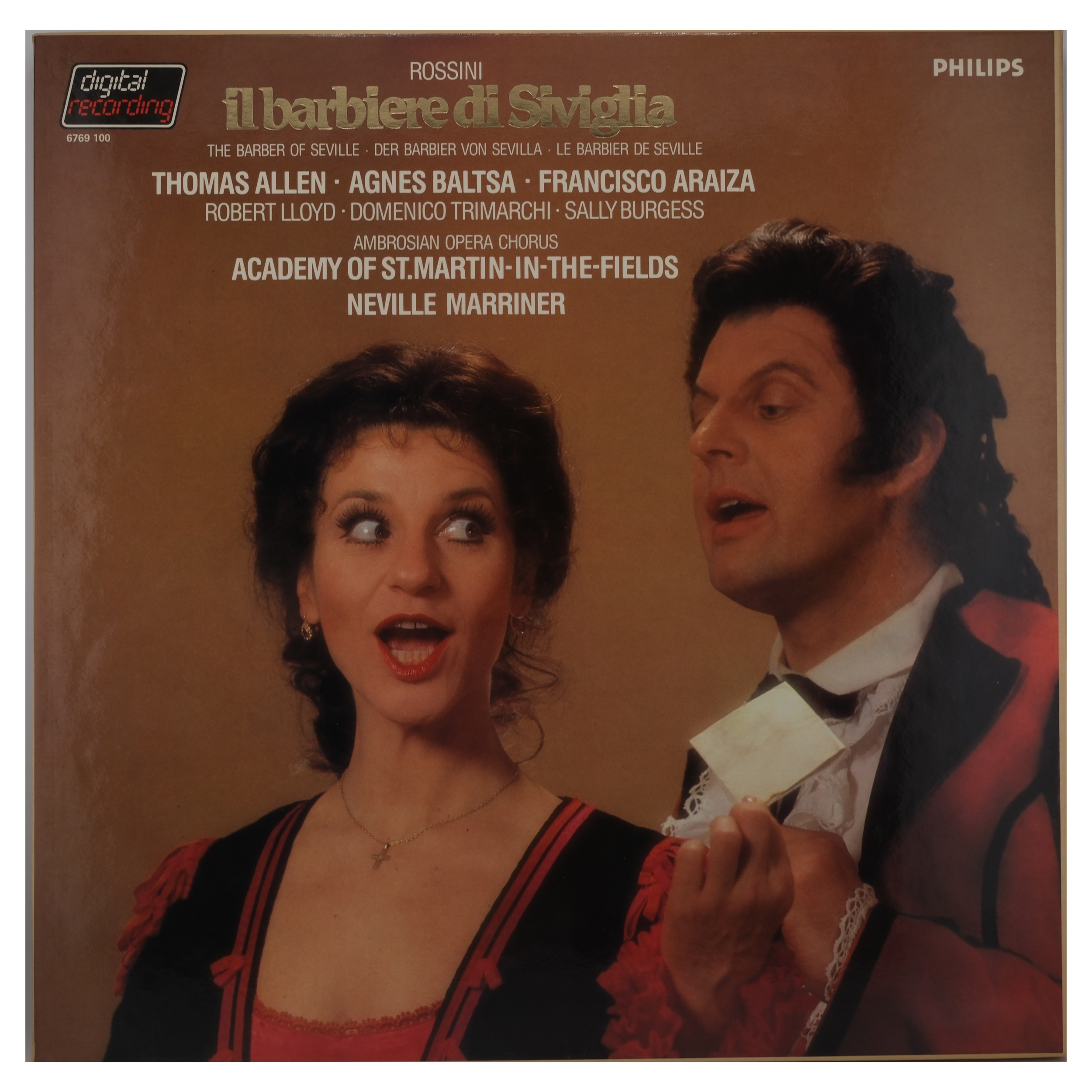 Rossini, Marriner - Le Barbier de Séville, 1983, Stéréo