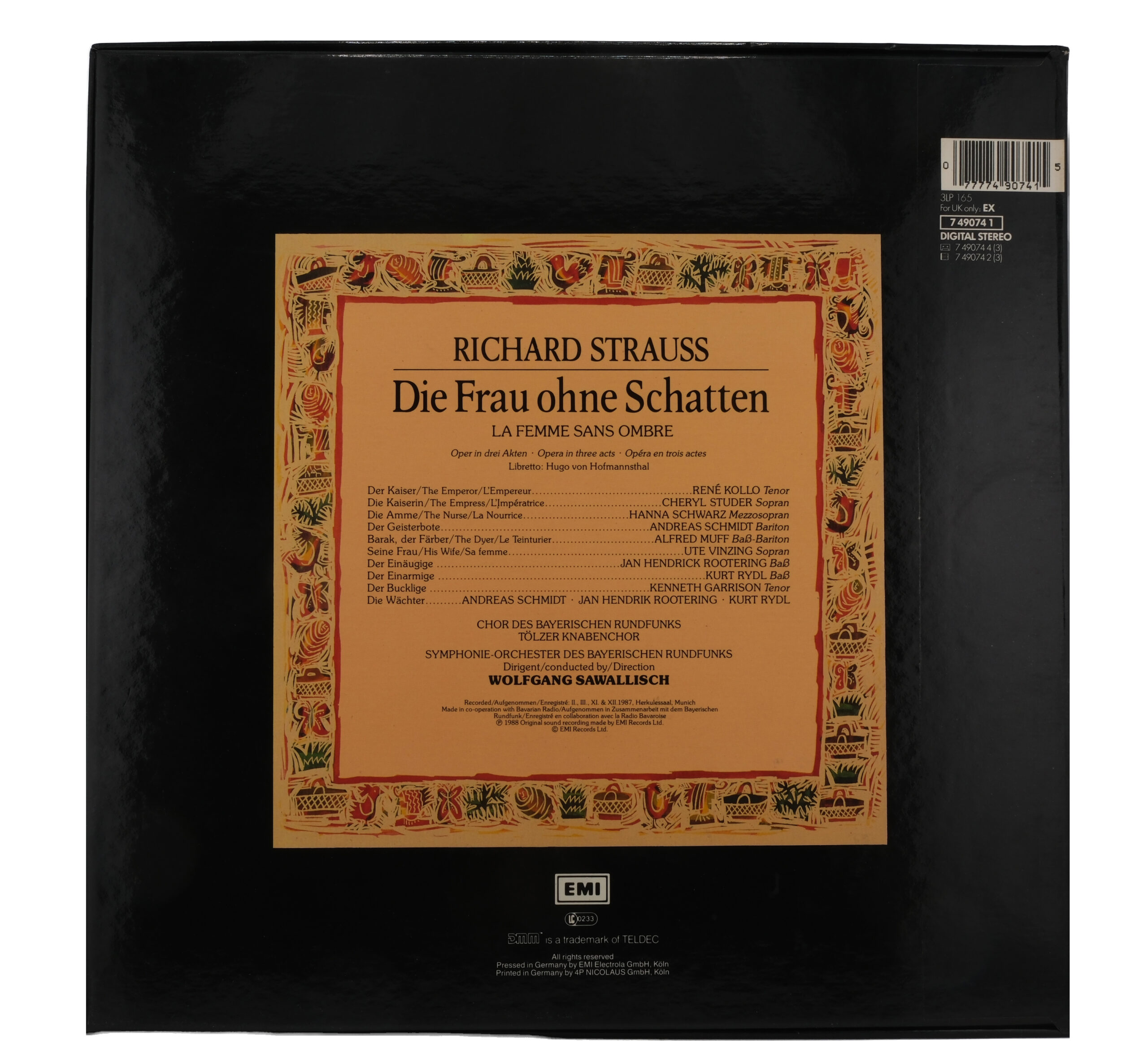 Richard Strauss, Wolfgang Sawallisch, Femme sans Ombre, 1988 – Image 2